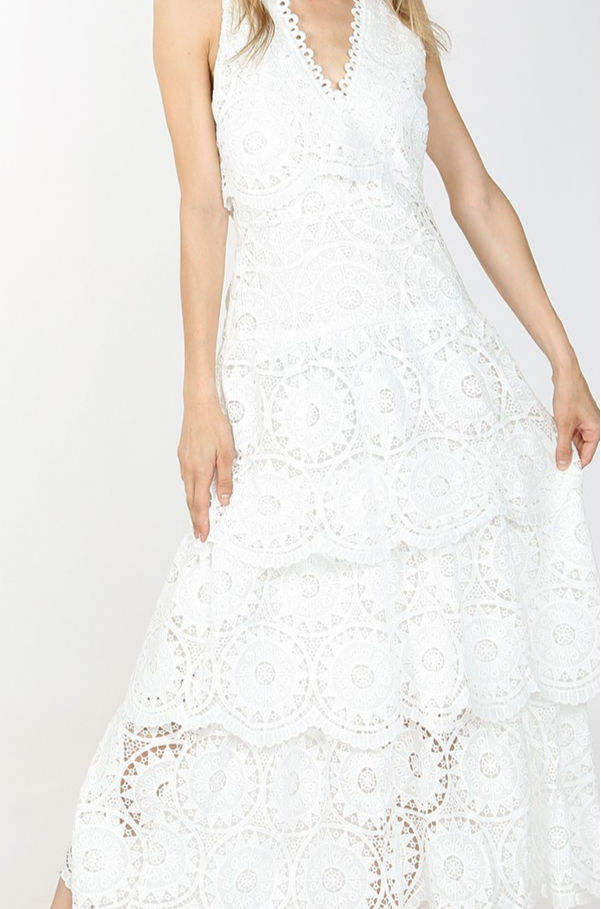 Florence Lace Long Dress L Florence Lace Long Dress L