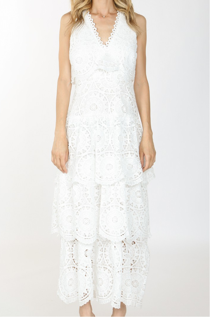 Florence Lace Long Dress