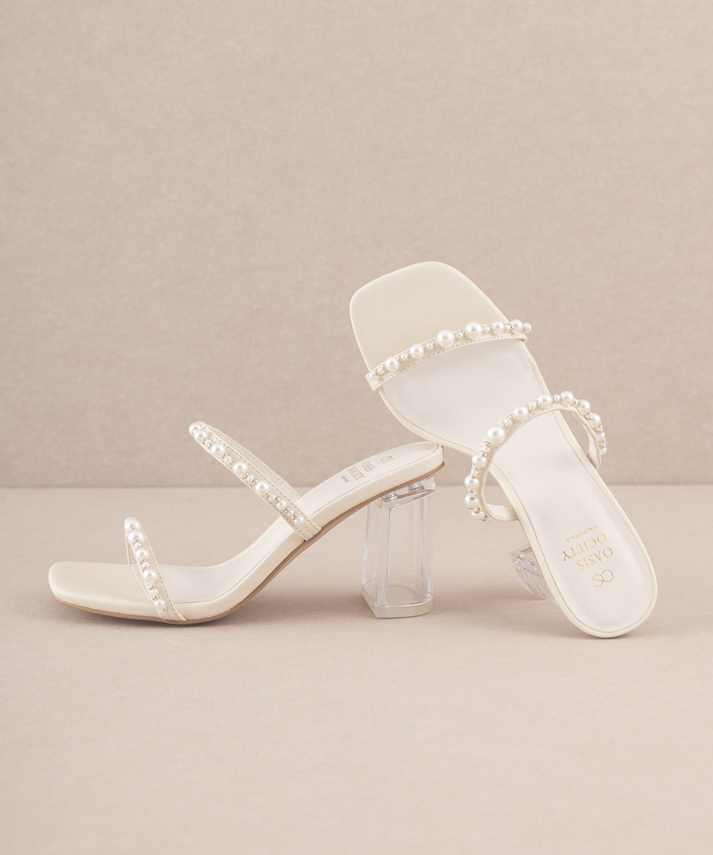 Mae Strappy Pearl Heel