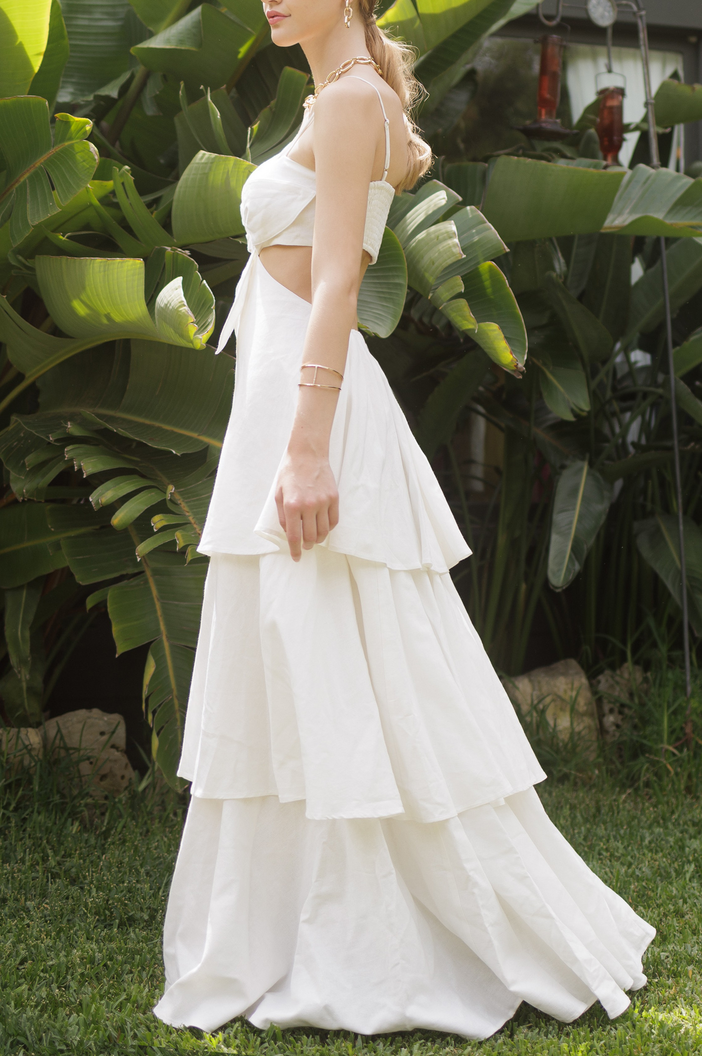 Ava Linen Maxi Dress