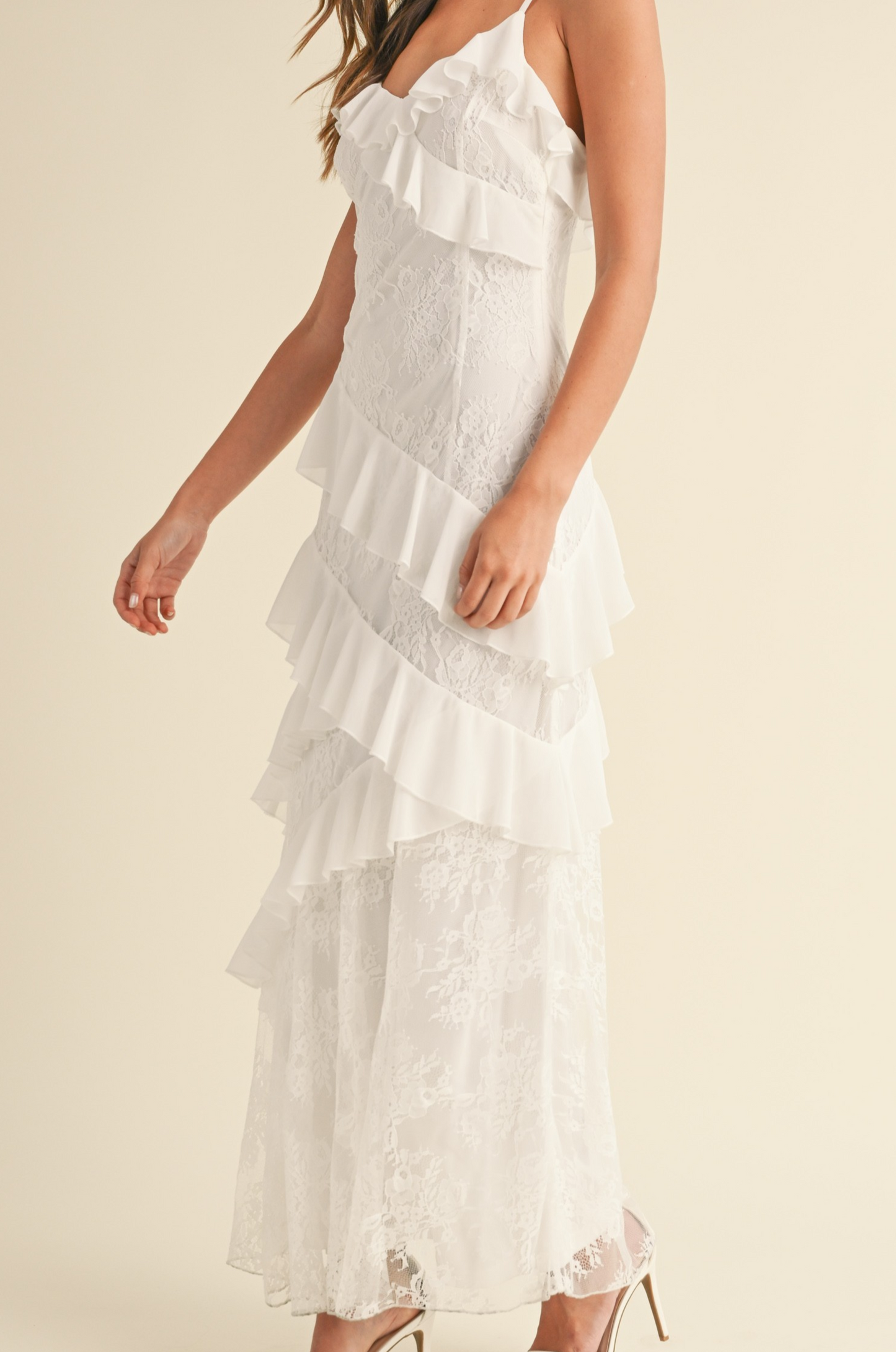 Tiered Ruffled Maxi Dress