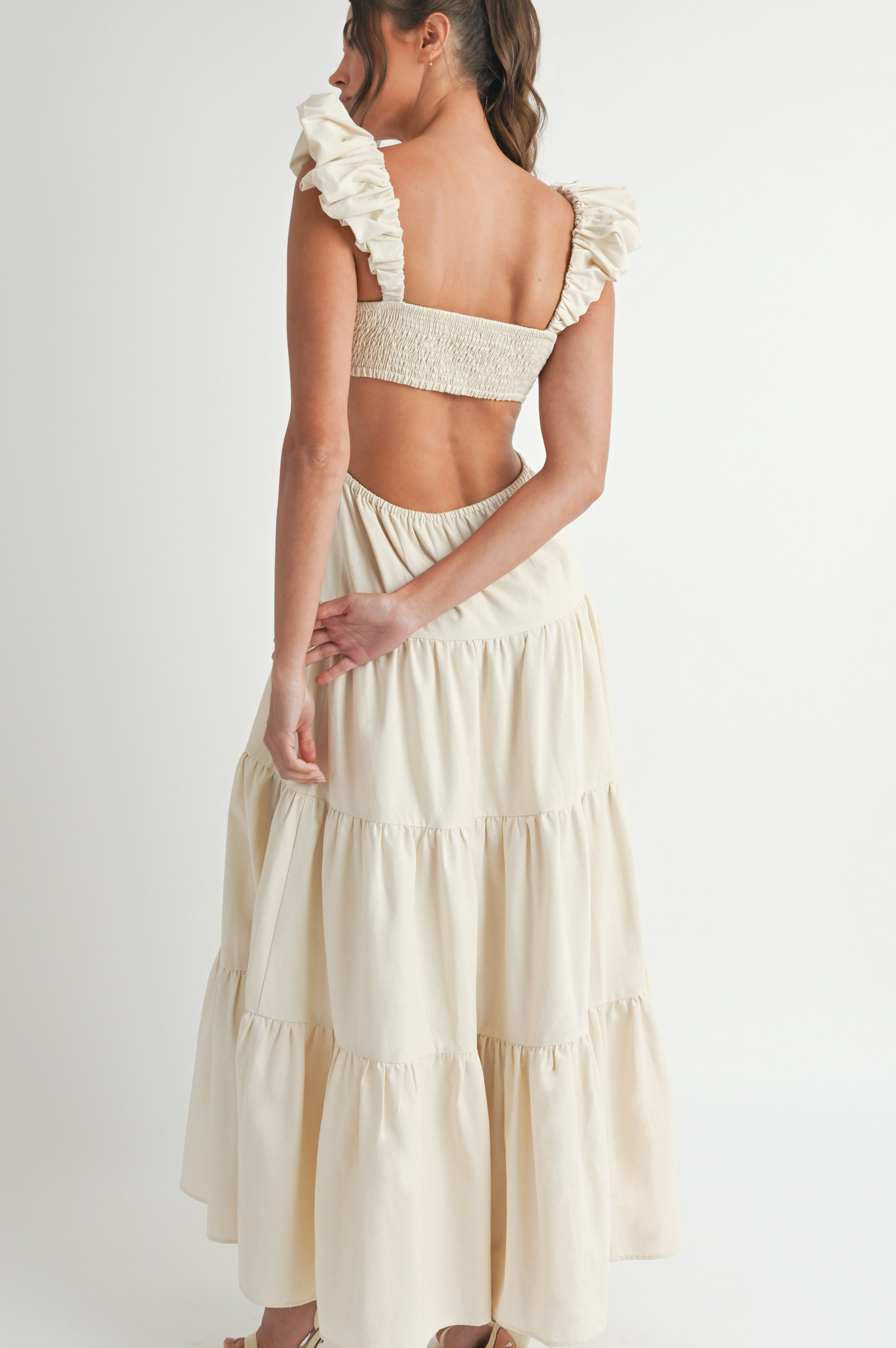 Stunning Linen Maxi Dress