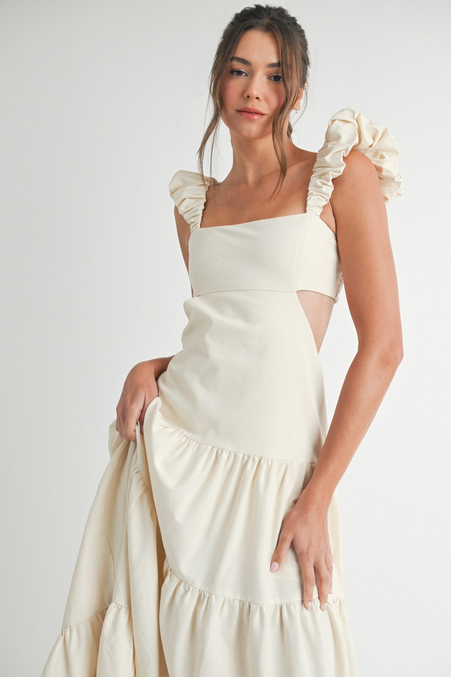 Millie Linen Maxi Dress