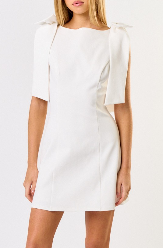 Willow Crepe Mini Dress