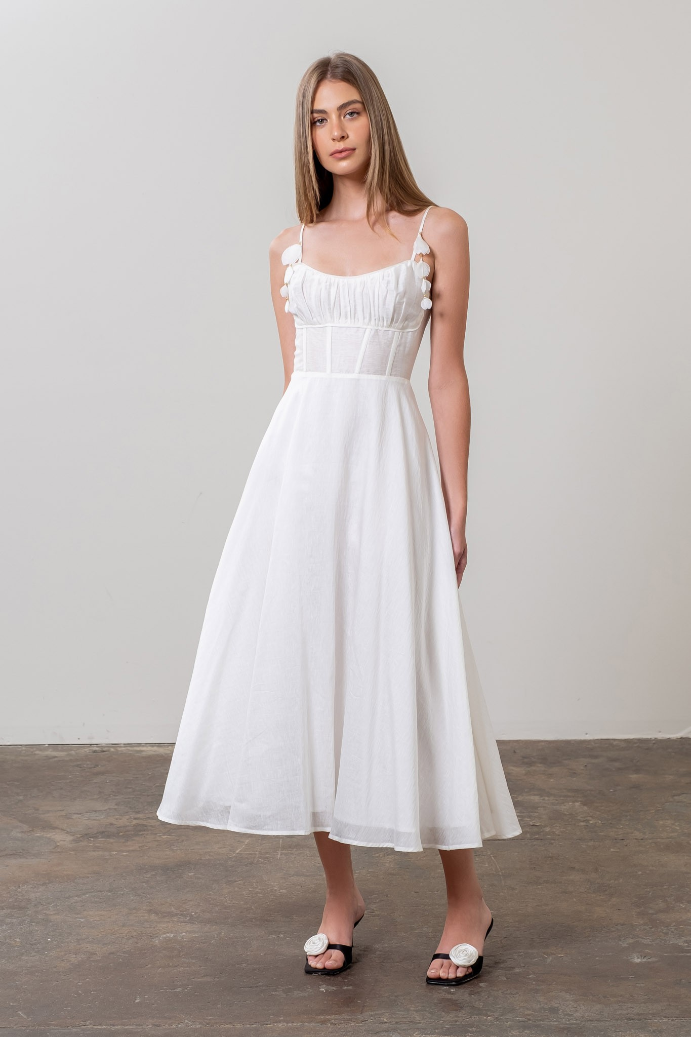Camden Linen Midi Dress