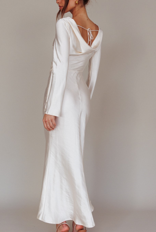Gorgeous Satin Maxi Dress
