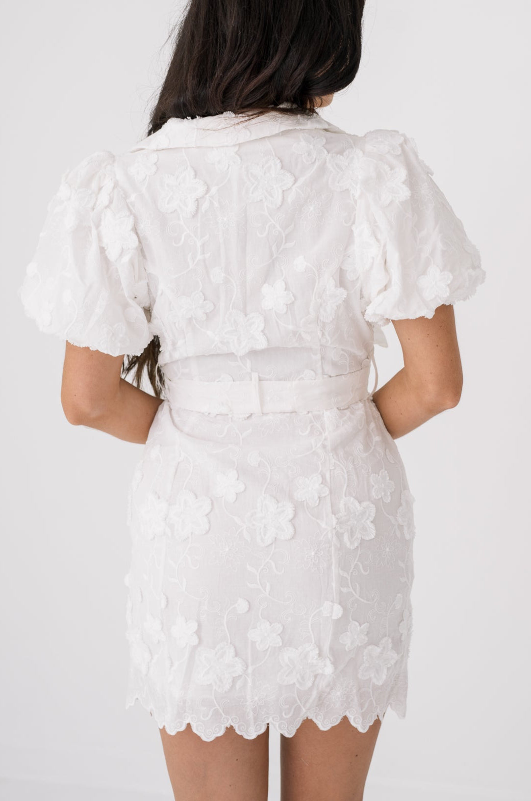 Taylor Floral Textured Mini Dress - final few!