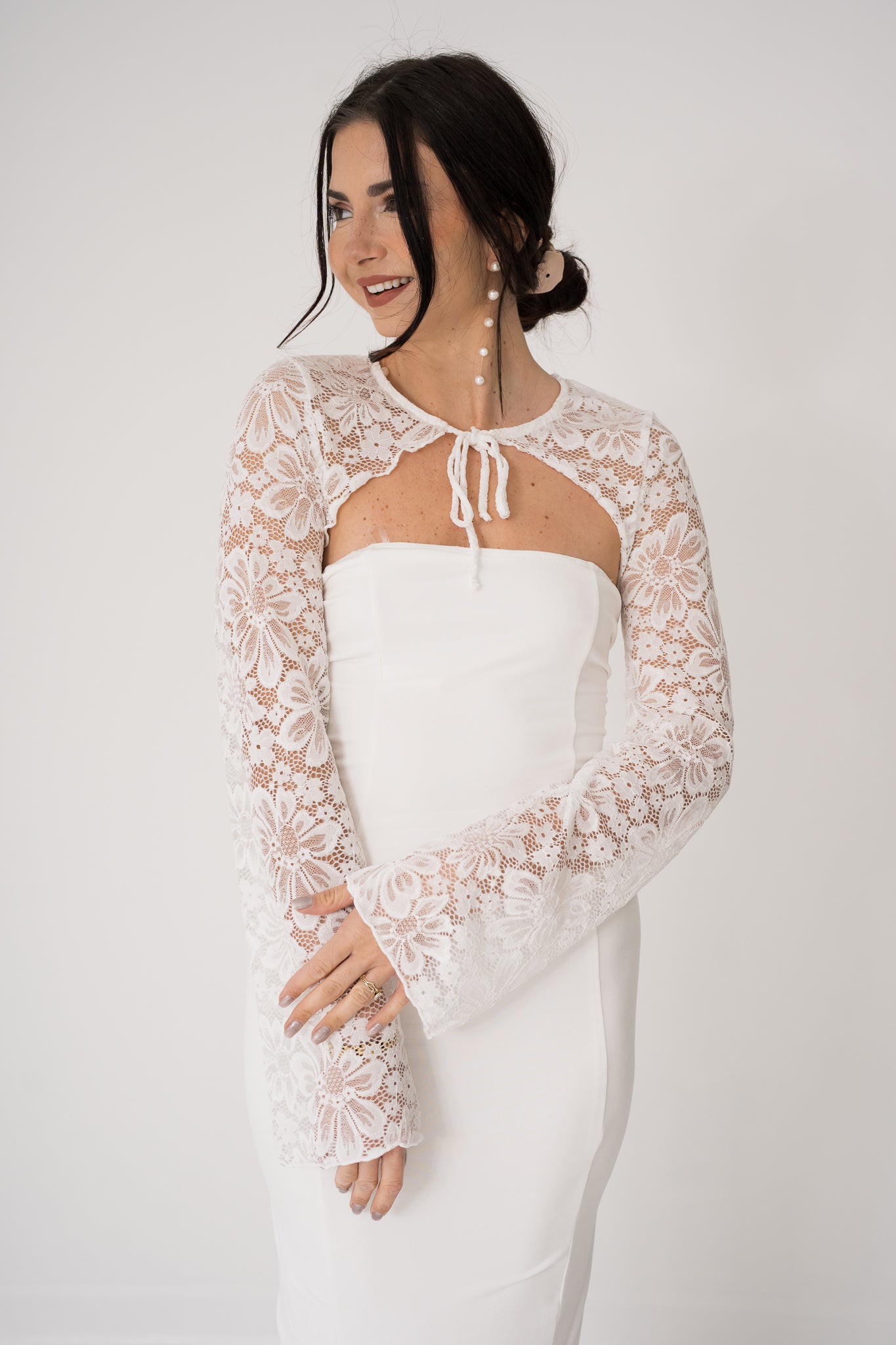 Long Sleeve Lace Bolero