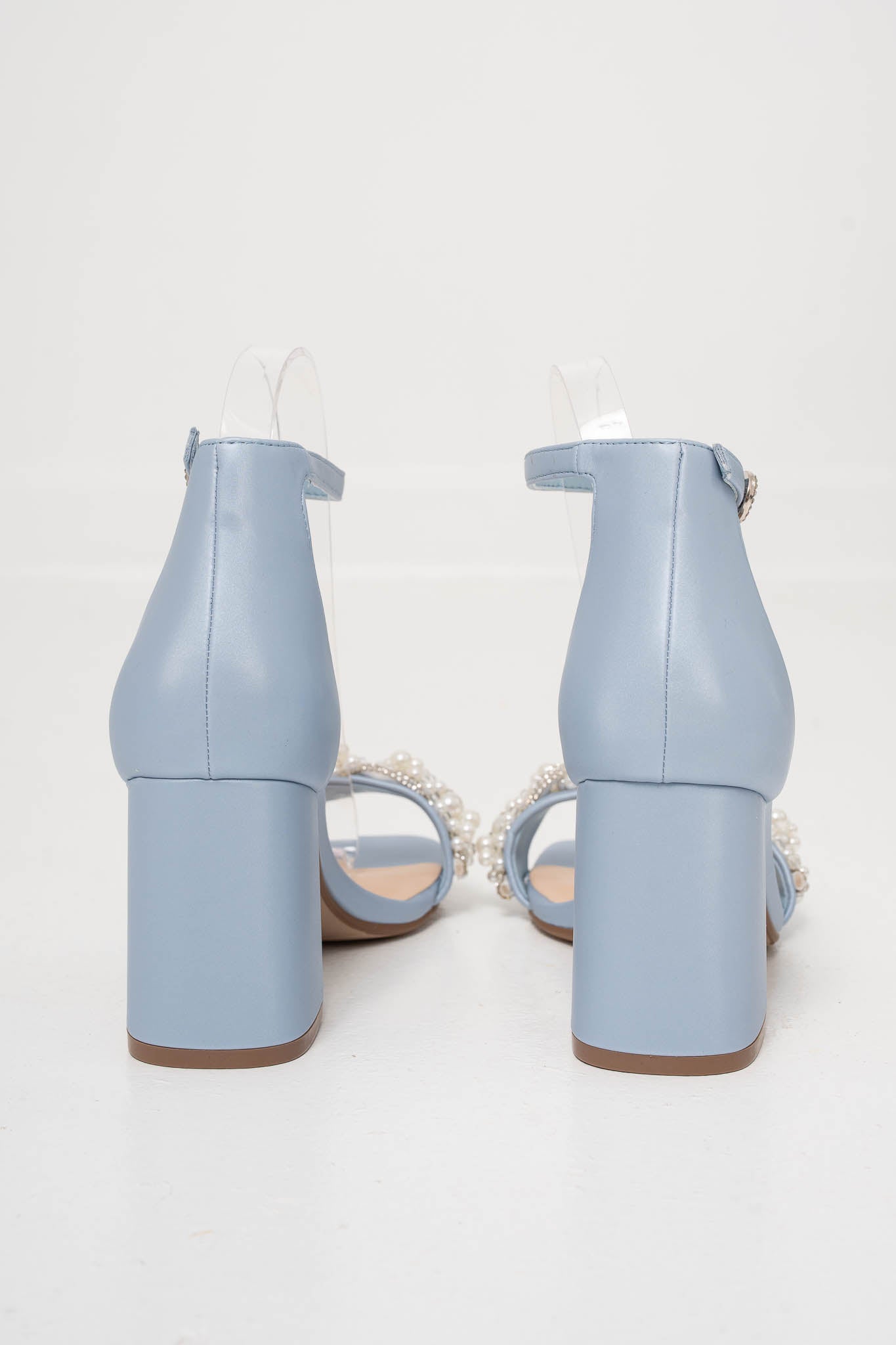 Pearl Detail Block Heels