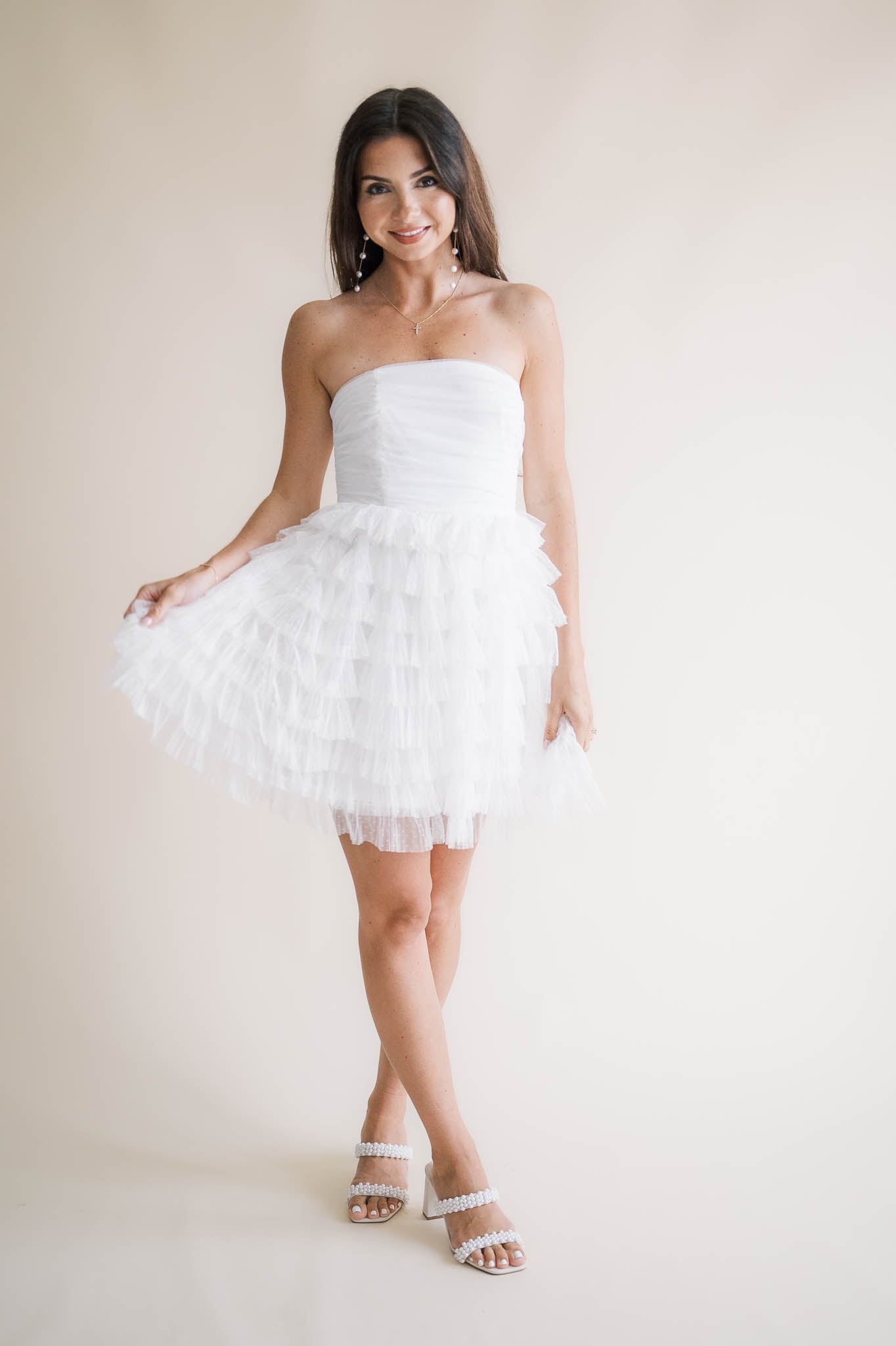 Sunny Days Tulle Mini Dress