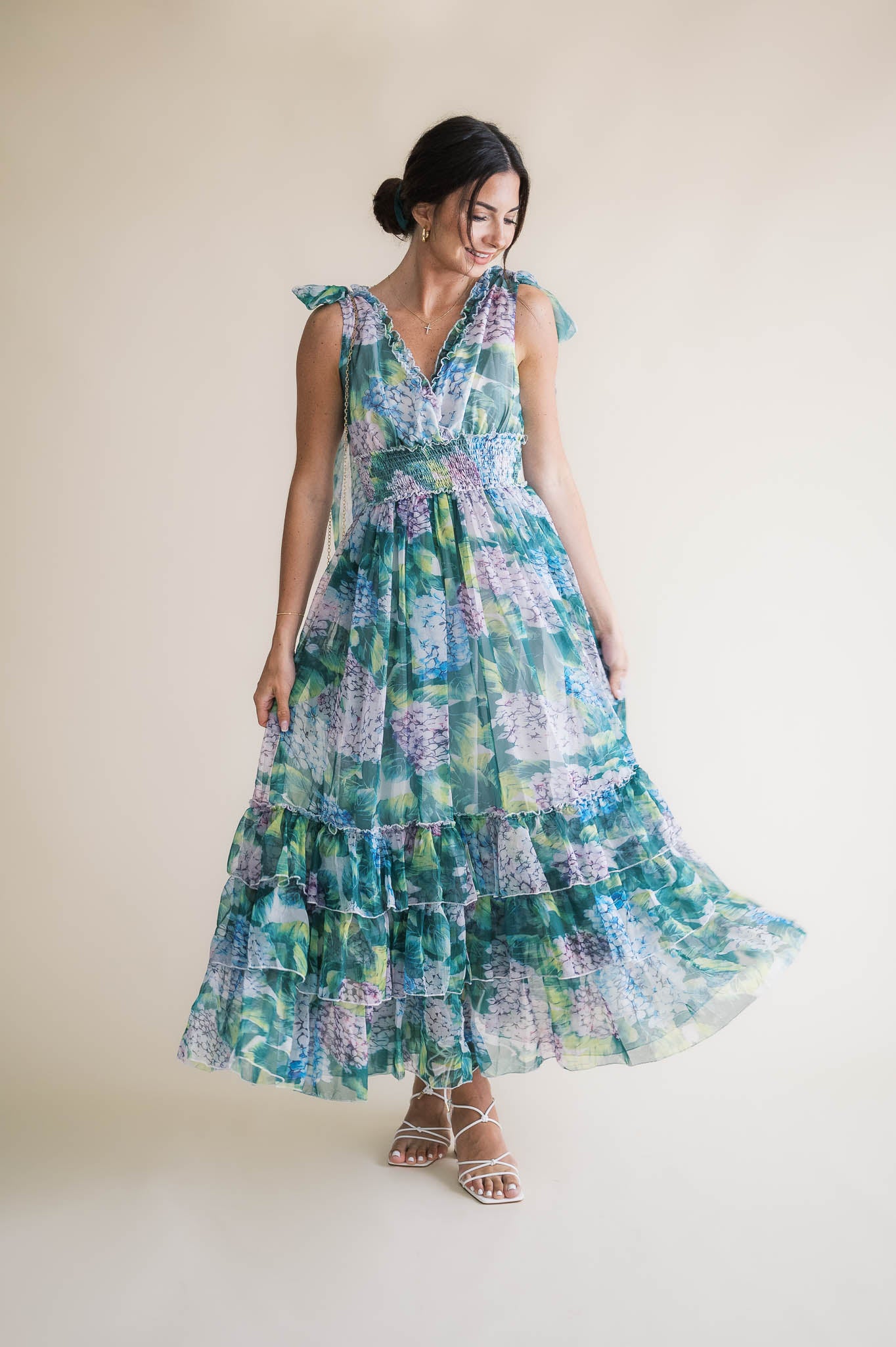 Hydrangea Dreams Maxi Dress