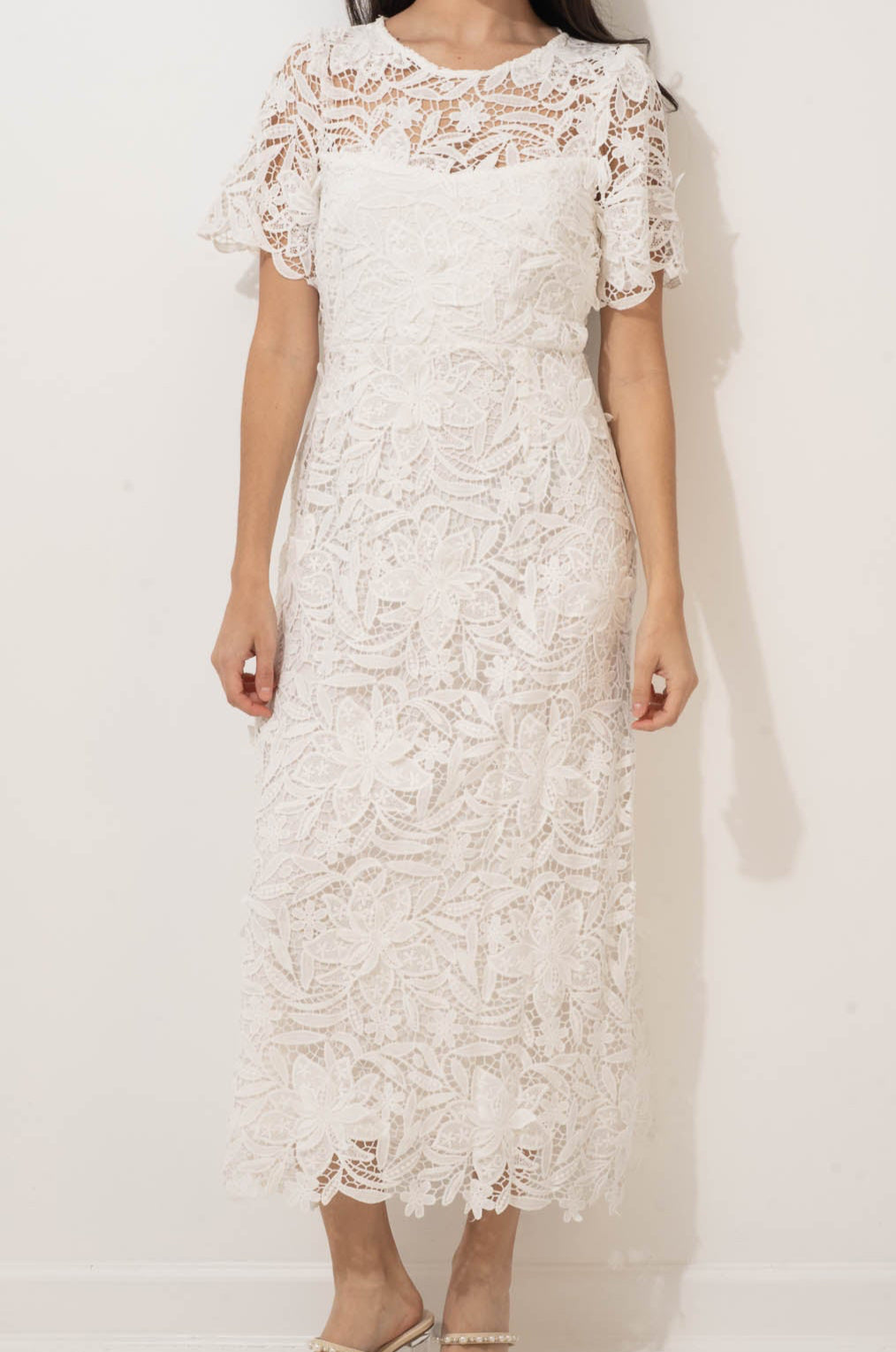 Rihanna 3D Lace Dress