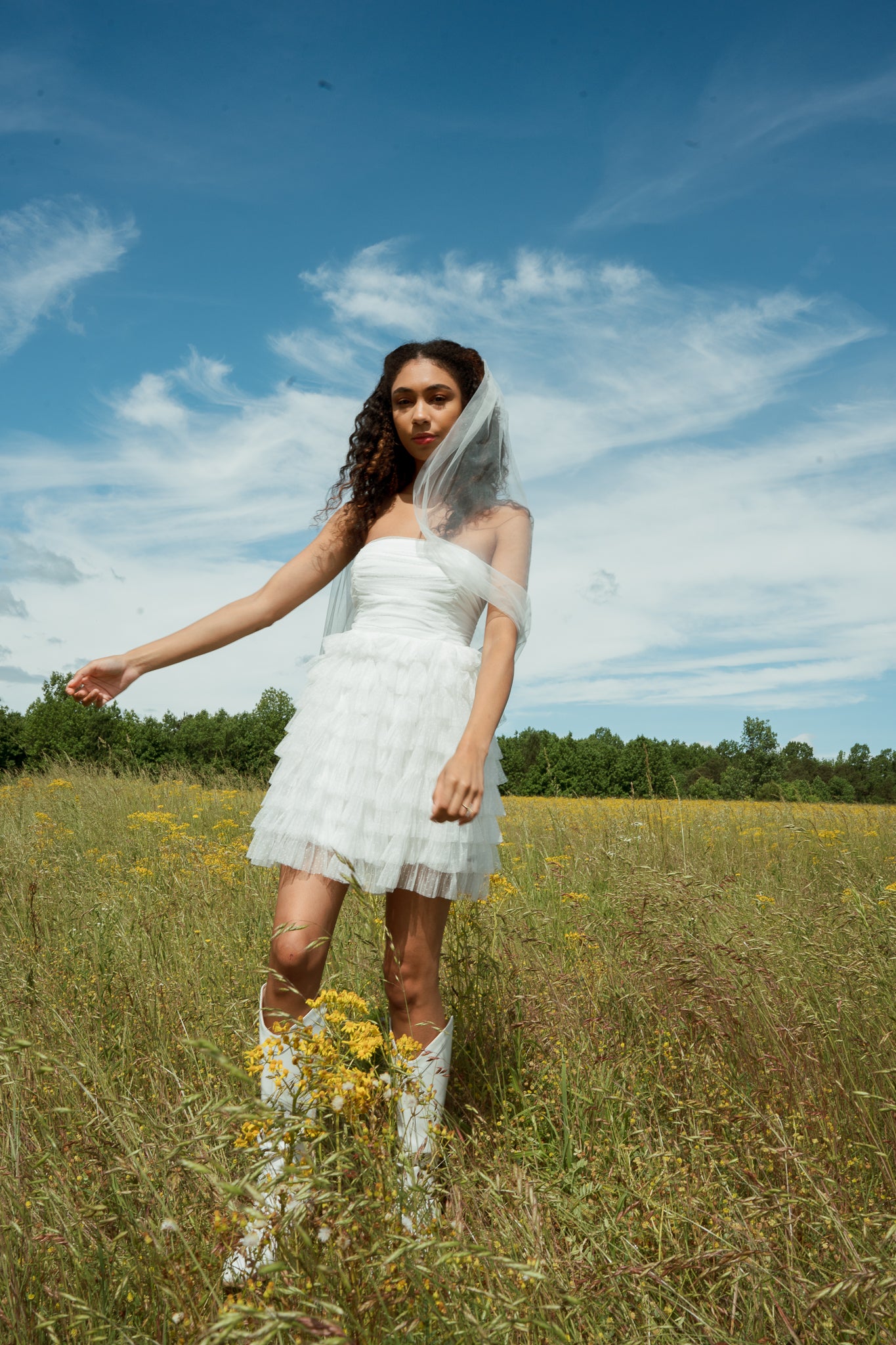 Sunny Days Tulle Mini Dress