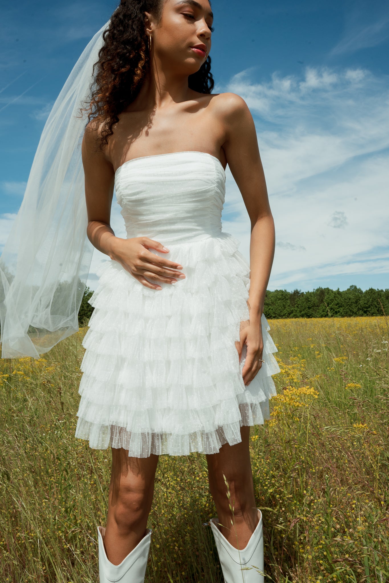 Sunny Days Tulle Mini Dress