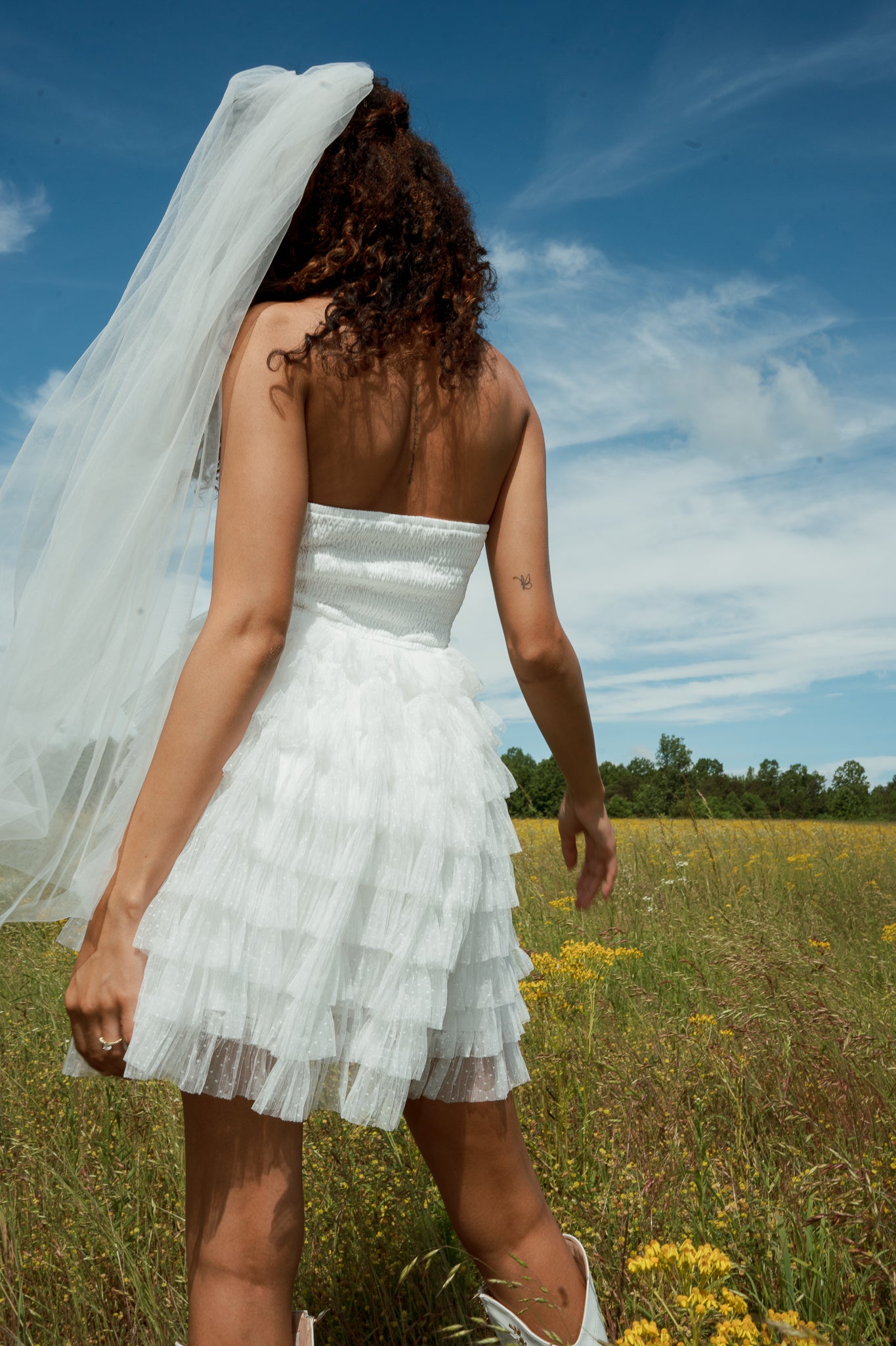 Sunny Days Tulle Mini Dress