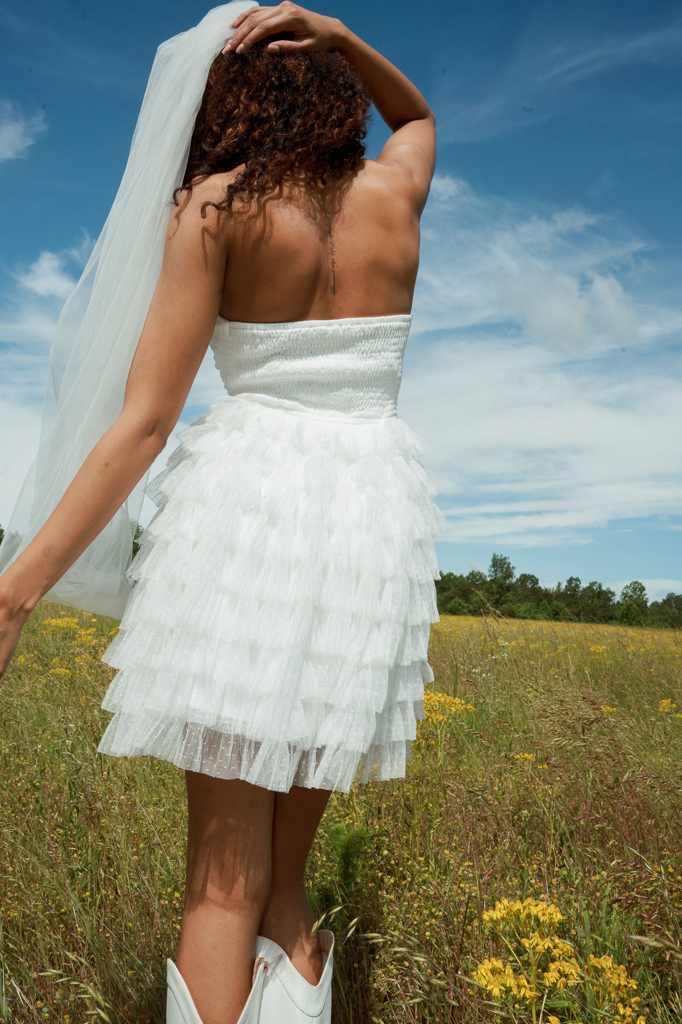 Sunny Days Tulle Mini Dress