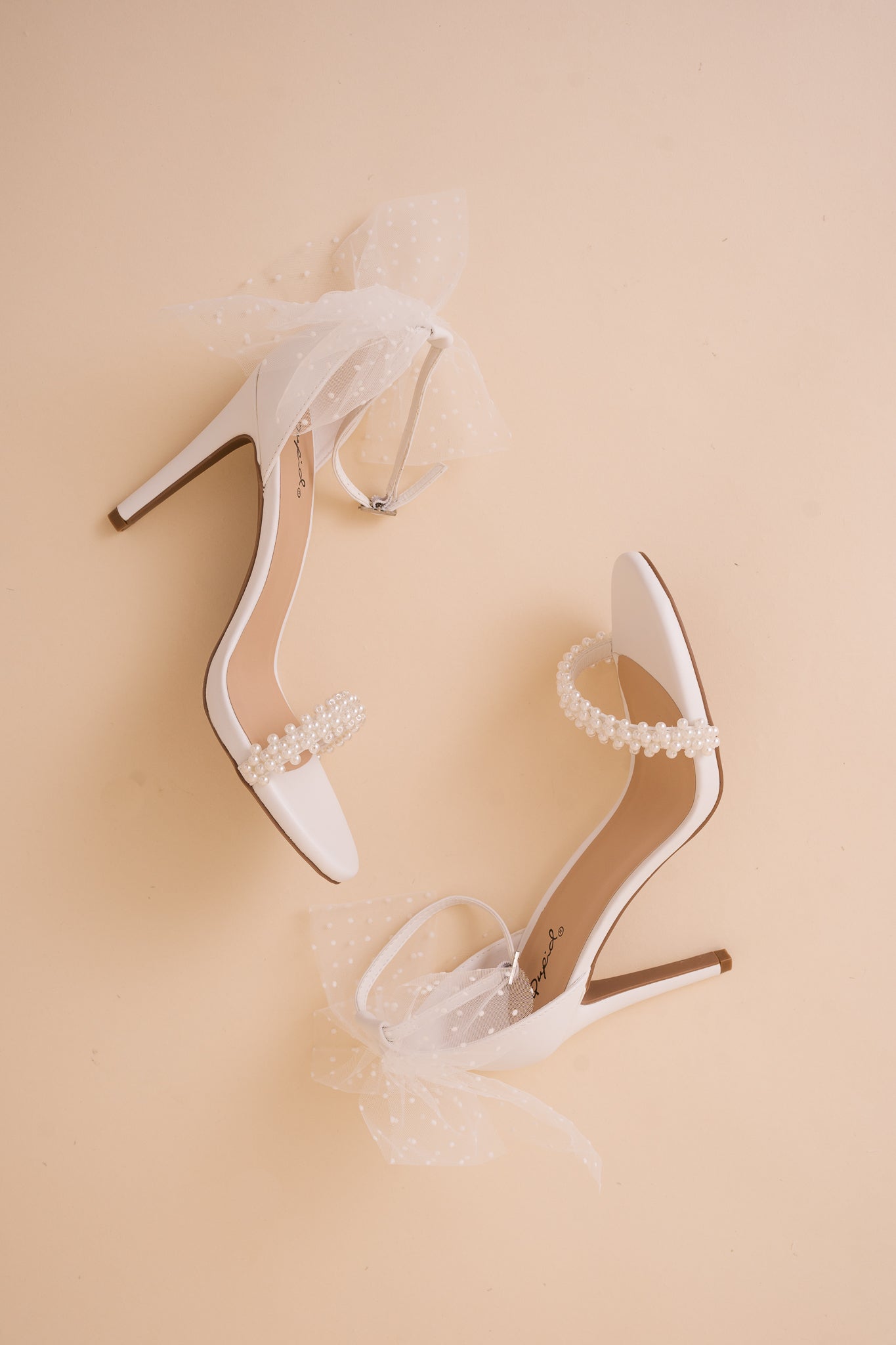 Greta Pearl and Bow Detail Heels