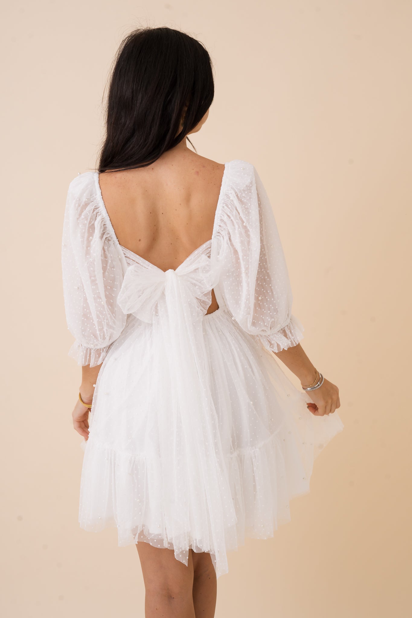Aria Pearl Detail Dress