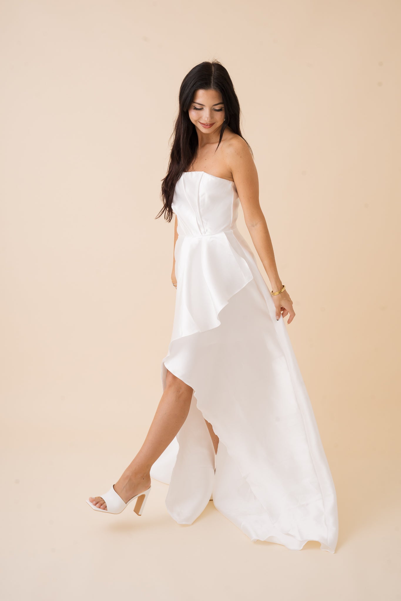 Gala High Low Maxi Dress