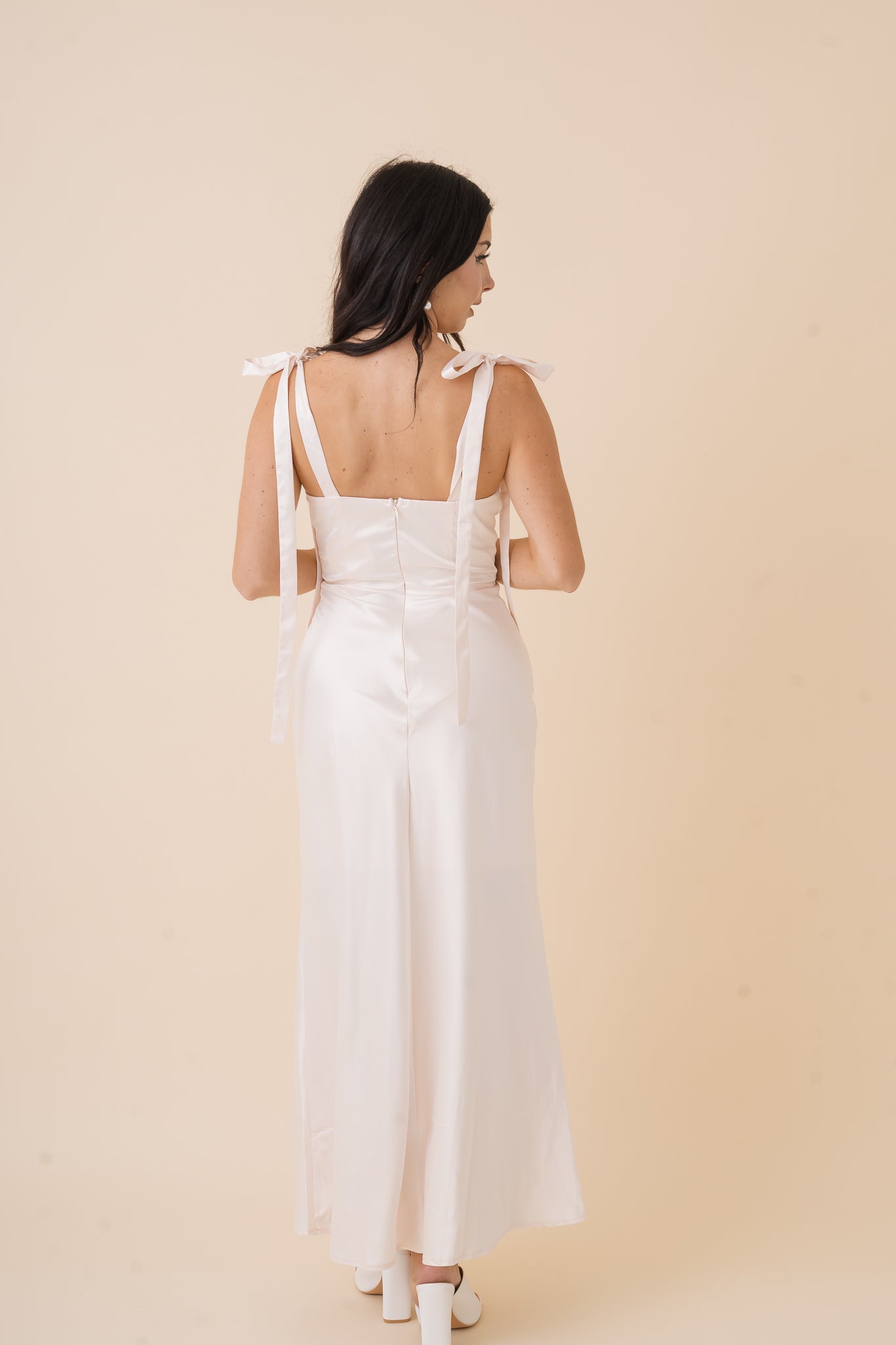 Sadie Tie Knot Shoulder Maxi Dress