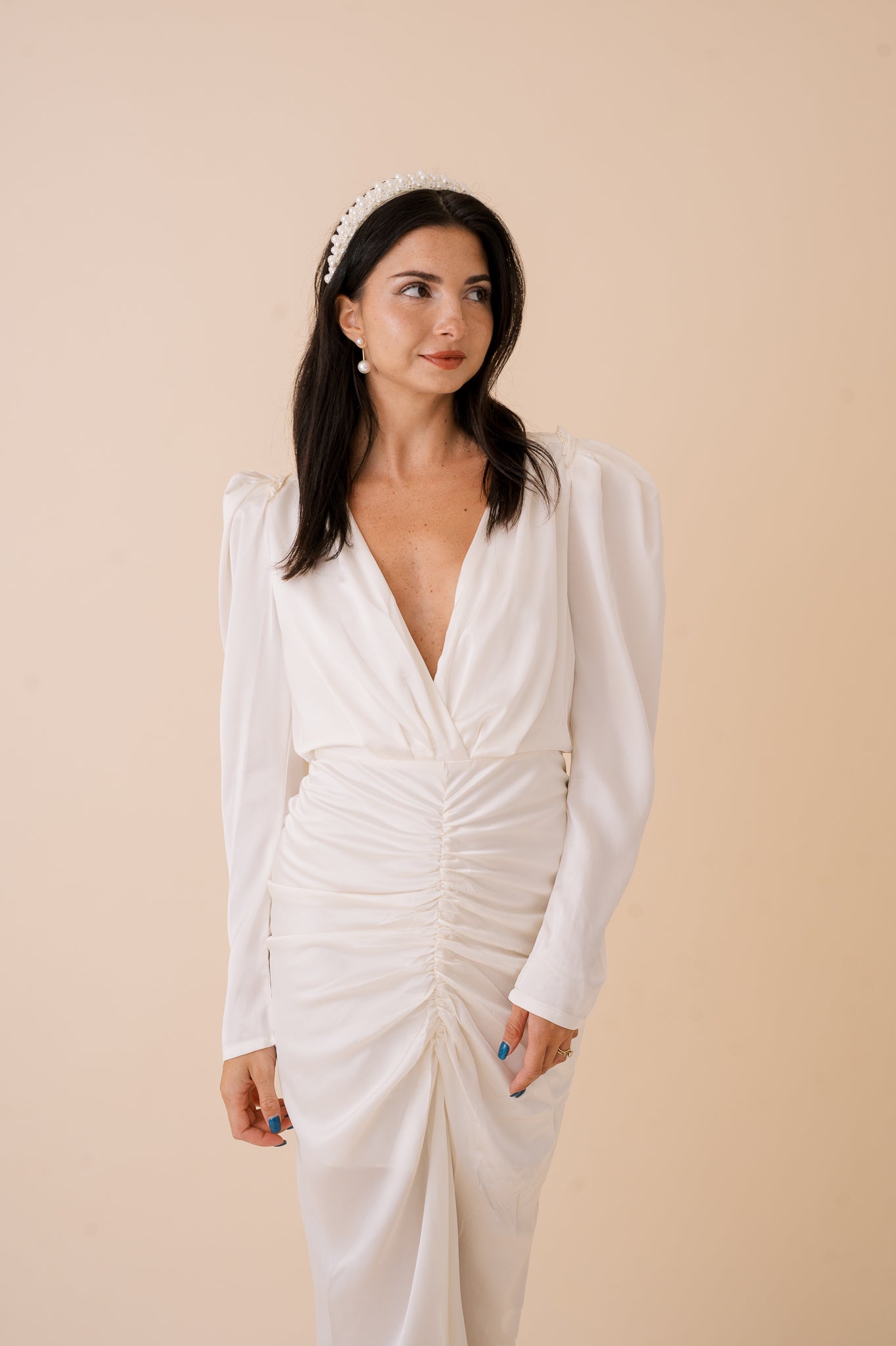 Sylvie Long Sleeve Midi Dress