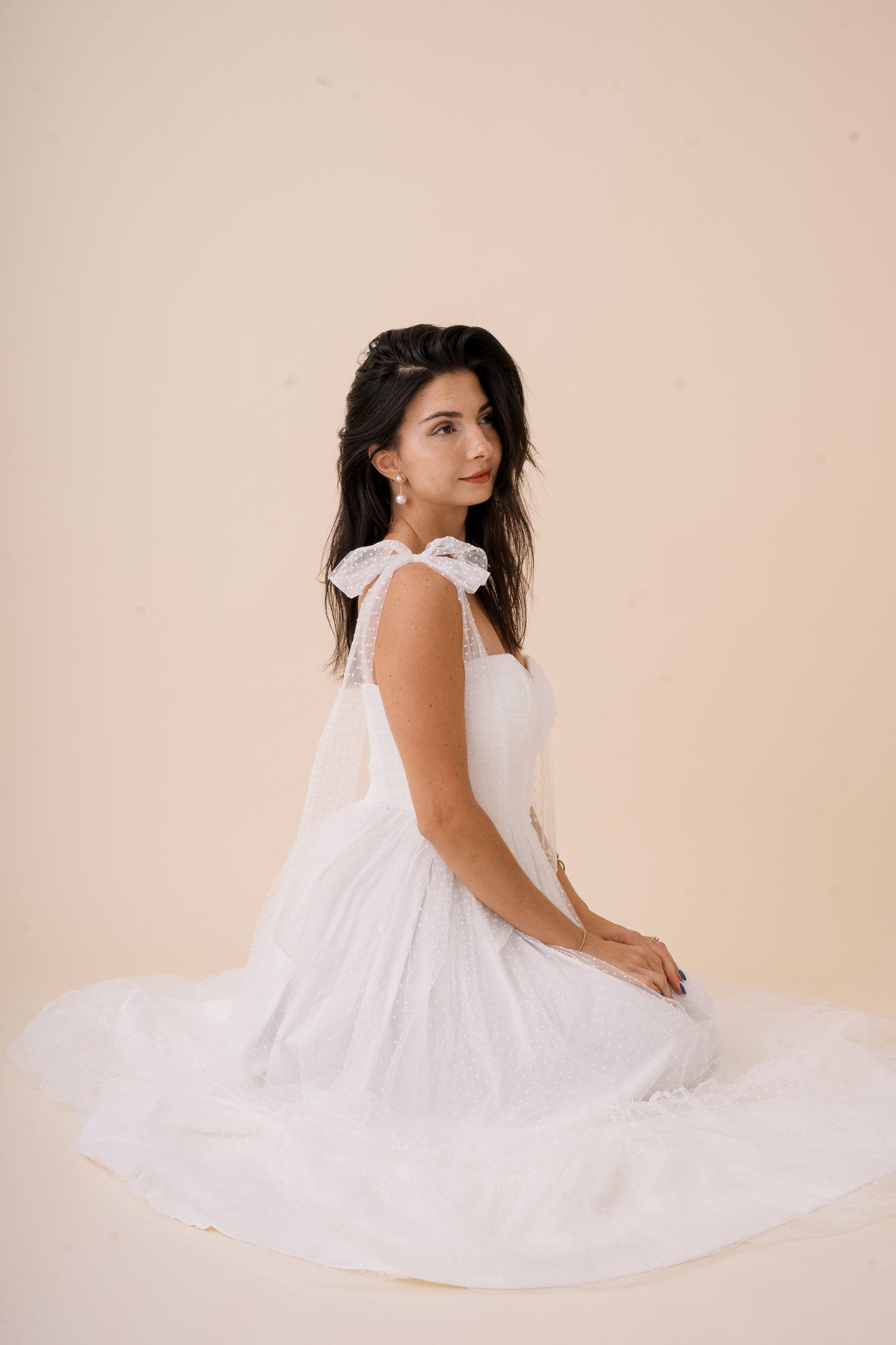 Ingrid Midi Dress with Tie Shoulder