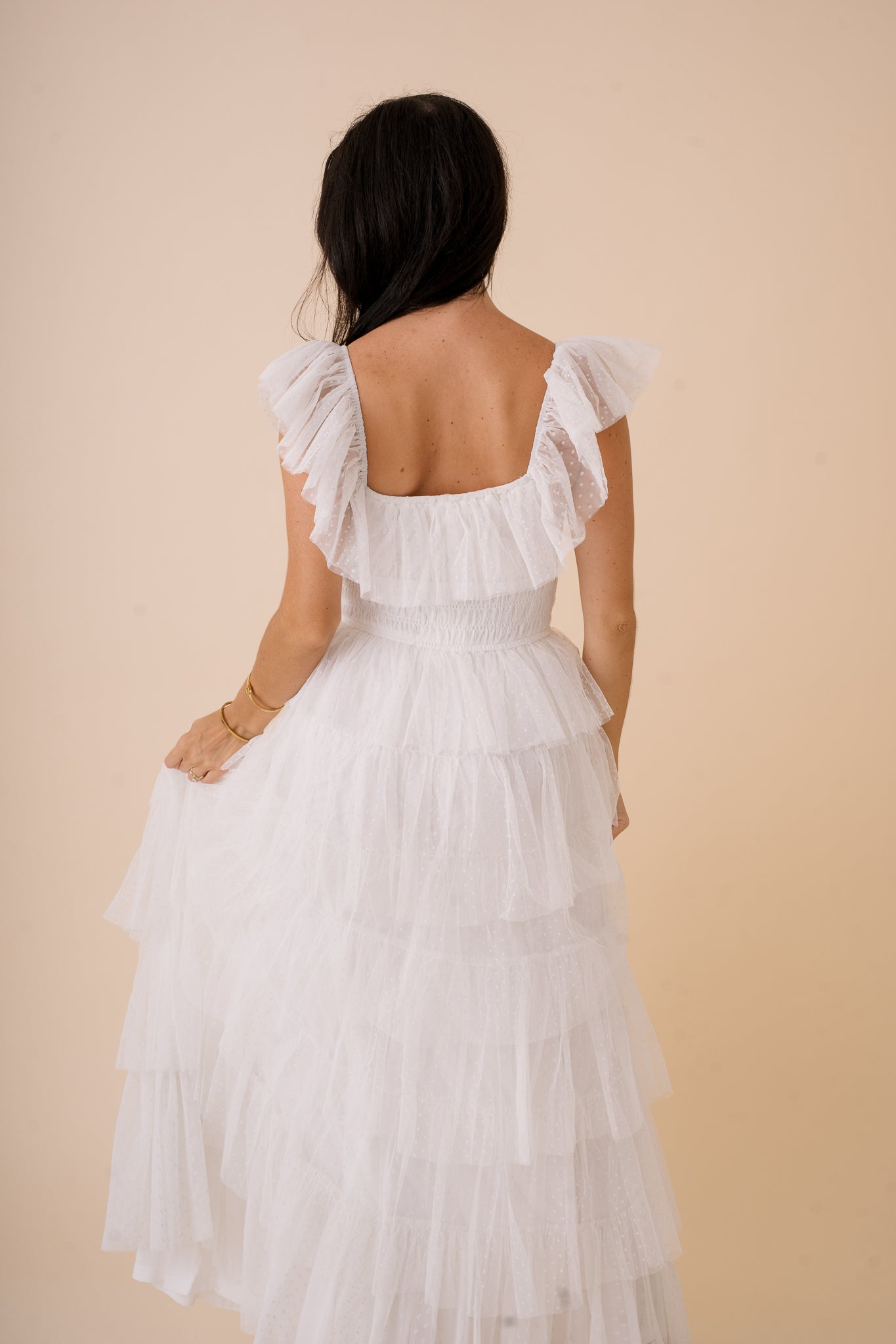 Eva Ruffle Tiered Maxi Dress