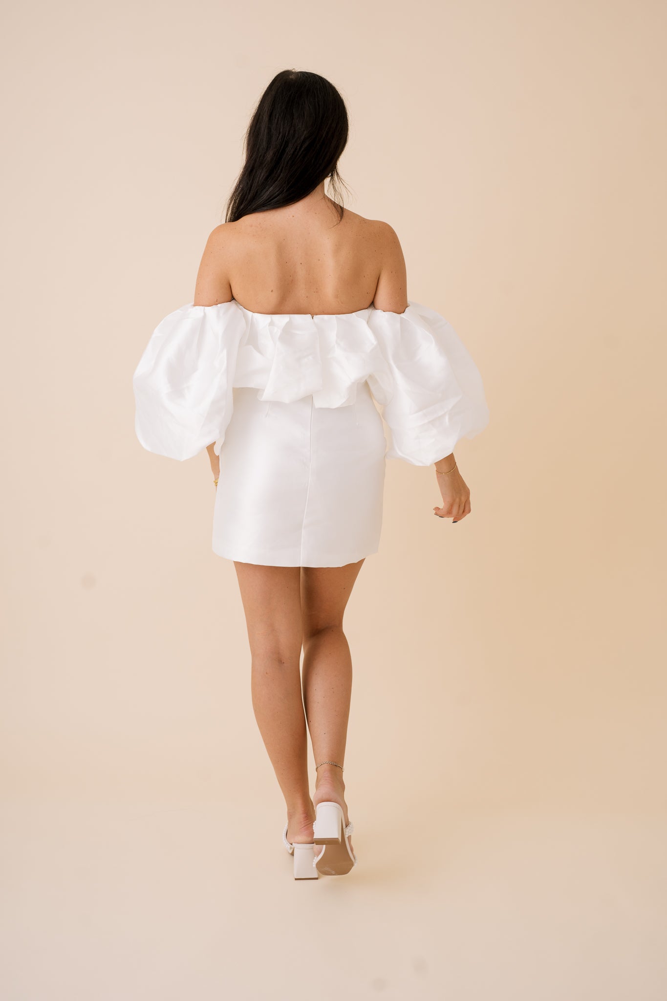 Laila Bubble Sleeve Mini Dress