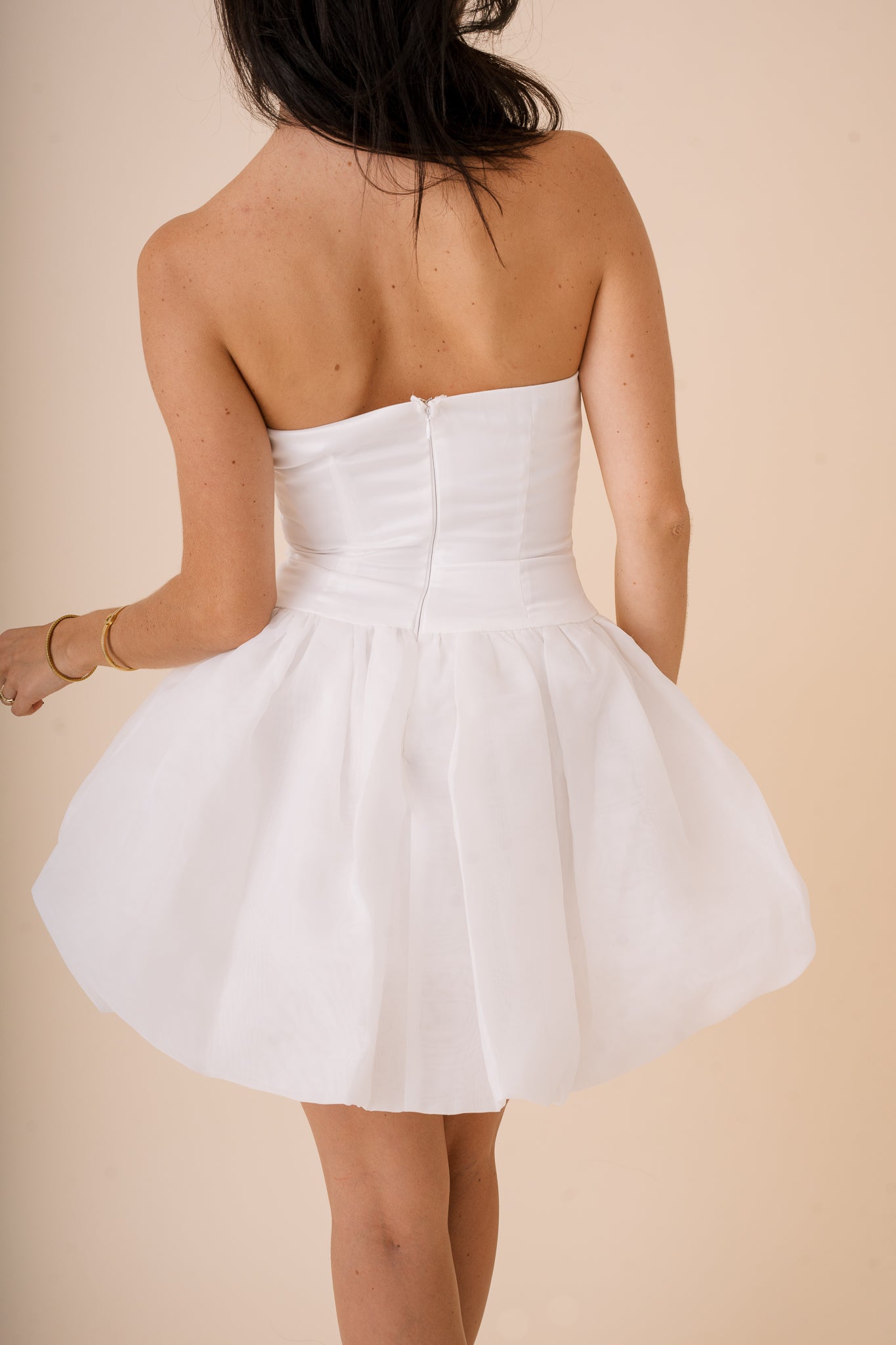 Helena Bubble Hem Mini Dress