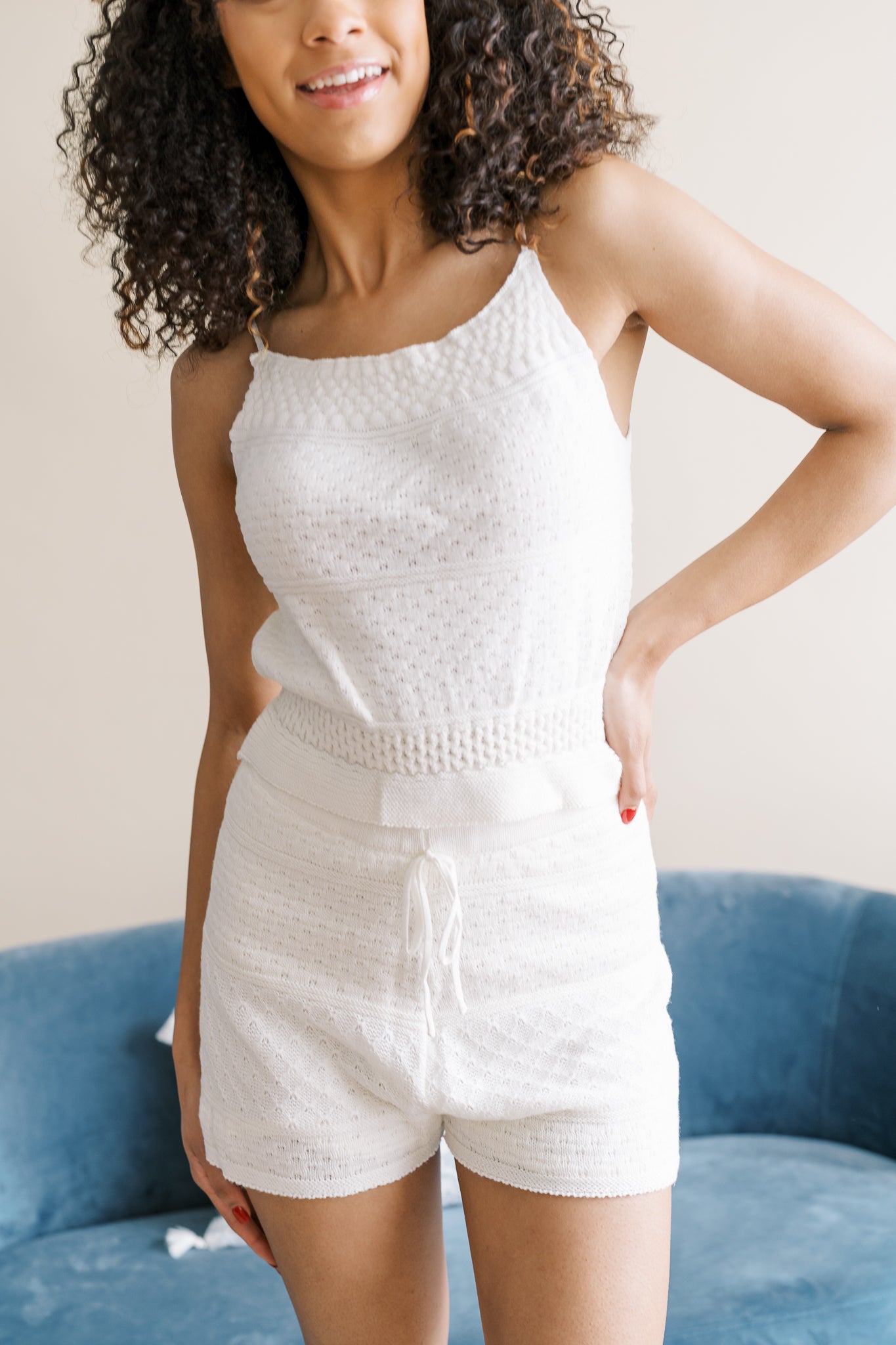 Sweater Knit Short and Cami Top Set