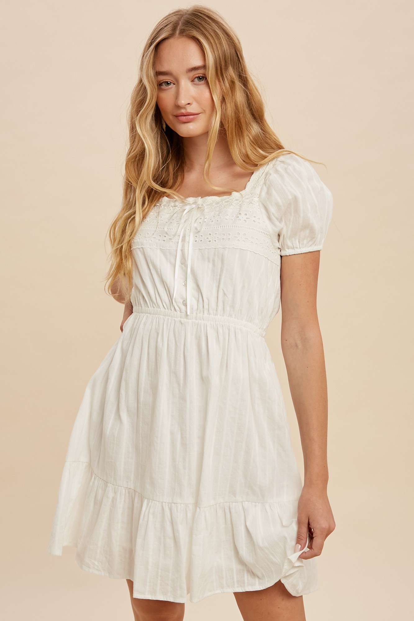Aspen Cotton Mini Dress