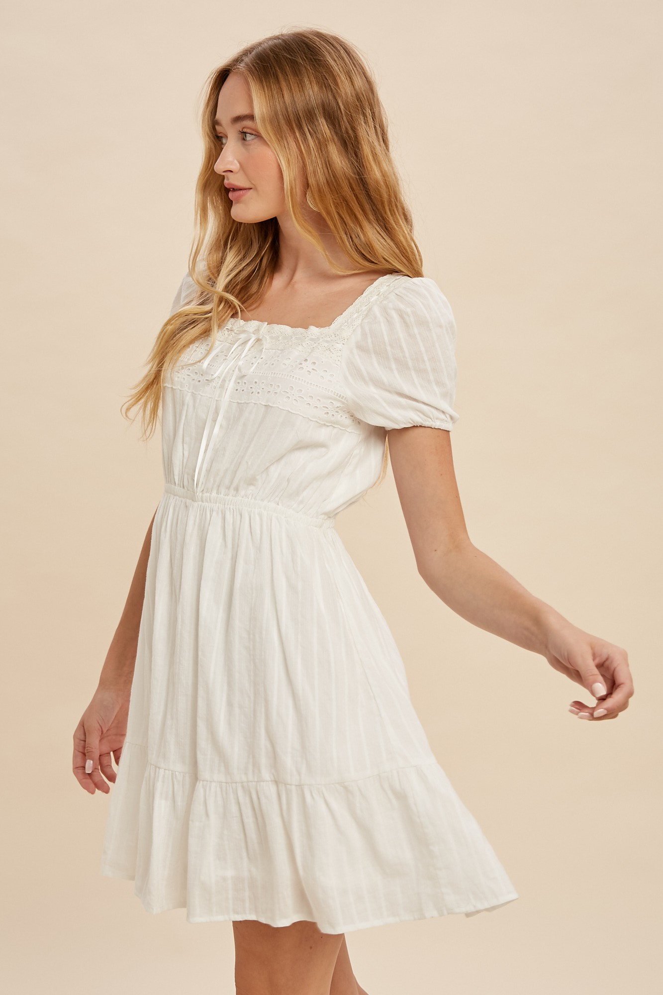 Aspen Cotton Mini Dress