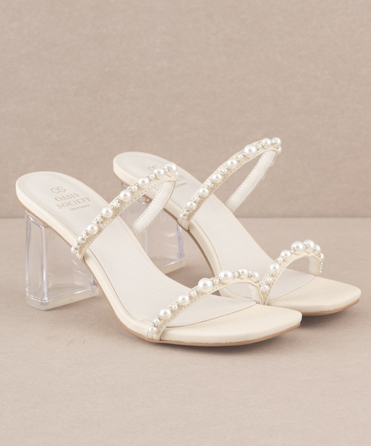 Mae Strappy Pearl Heel