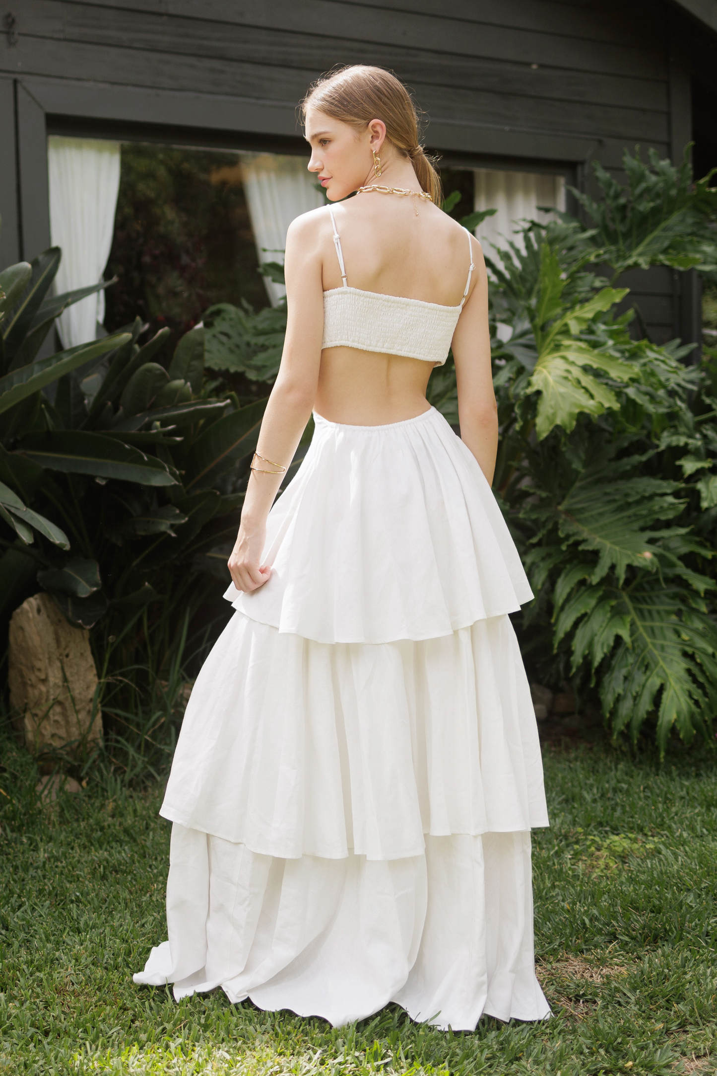 Ava Linen Maxi Dress