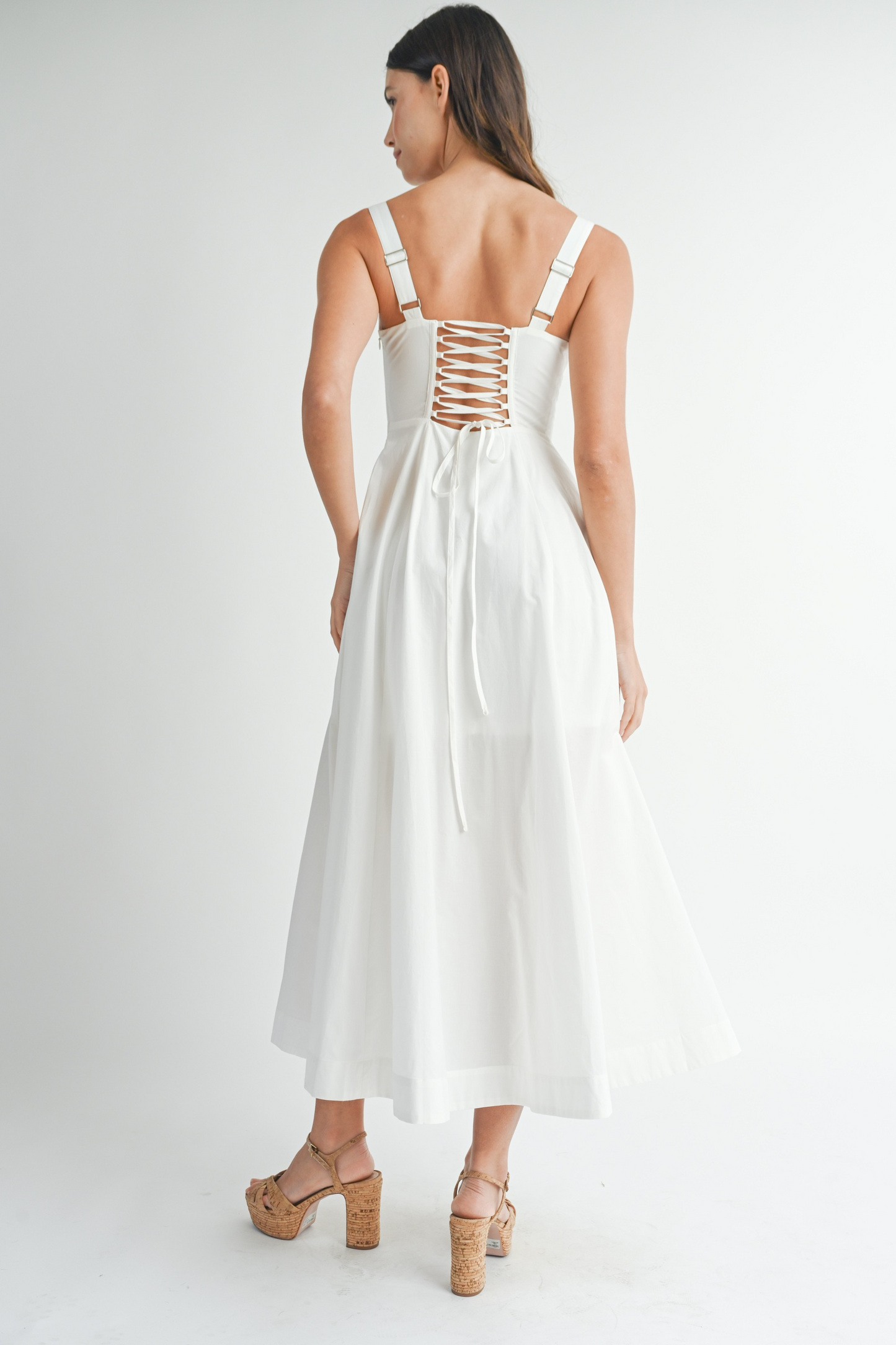 Sophia Floral Bustier Midi Dress - final few!