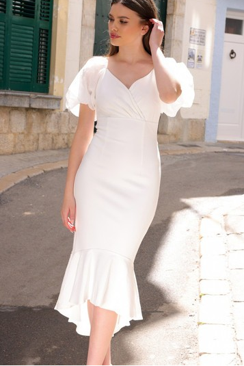 Diana Crepe Midi Dress