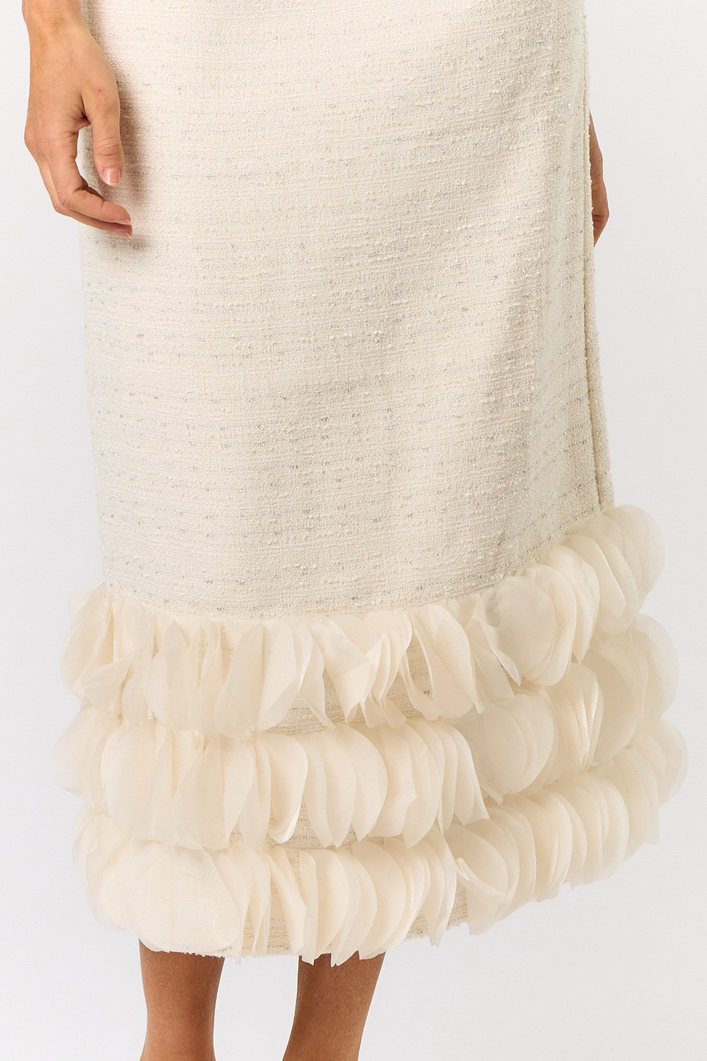 Leia Tweed Maxi Dress