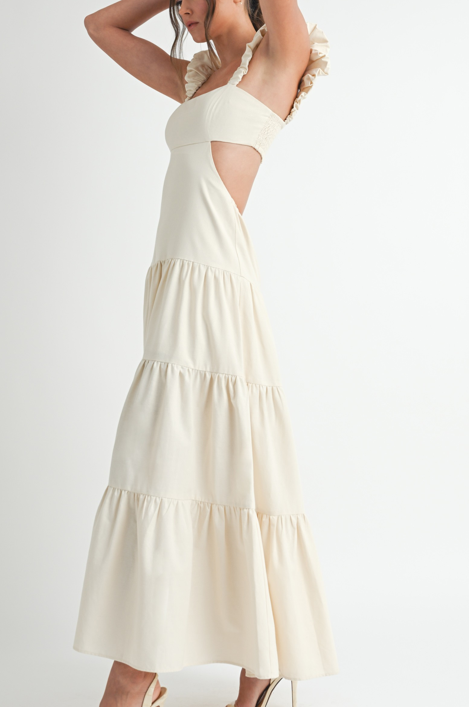 Stunning Linen Maxi Dress L Stunning Linen Maxi Dress L