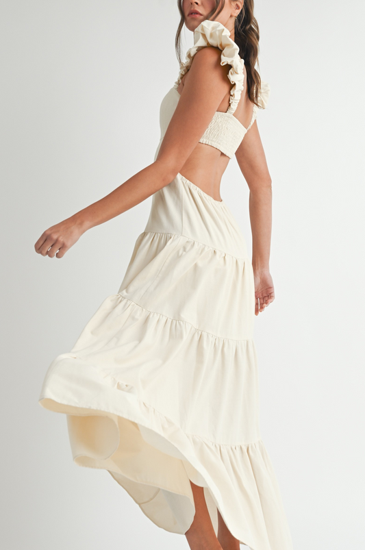 Stunning Linen Maxi Dress