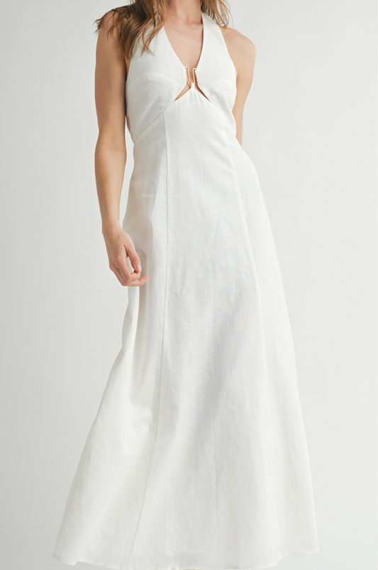 Dari Linen Maxi Dress