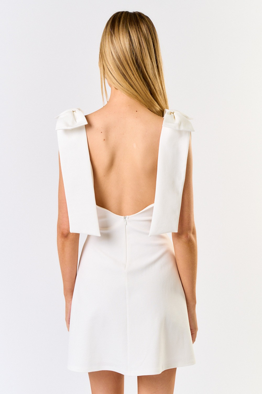 Willow Crepe Mini Dress