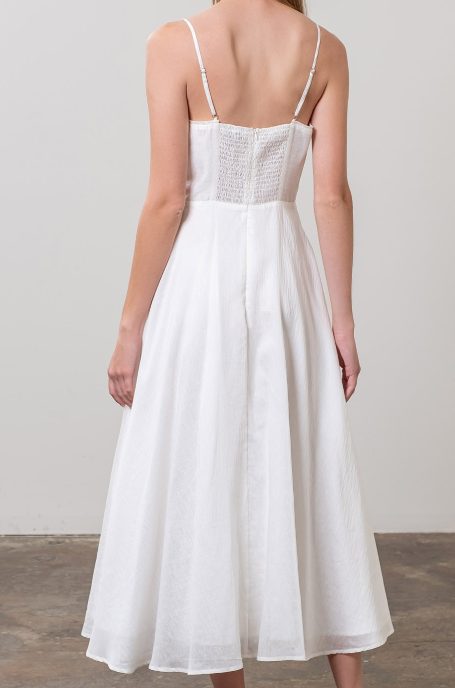 Camden Linen Midi Dress