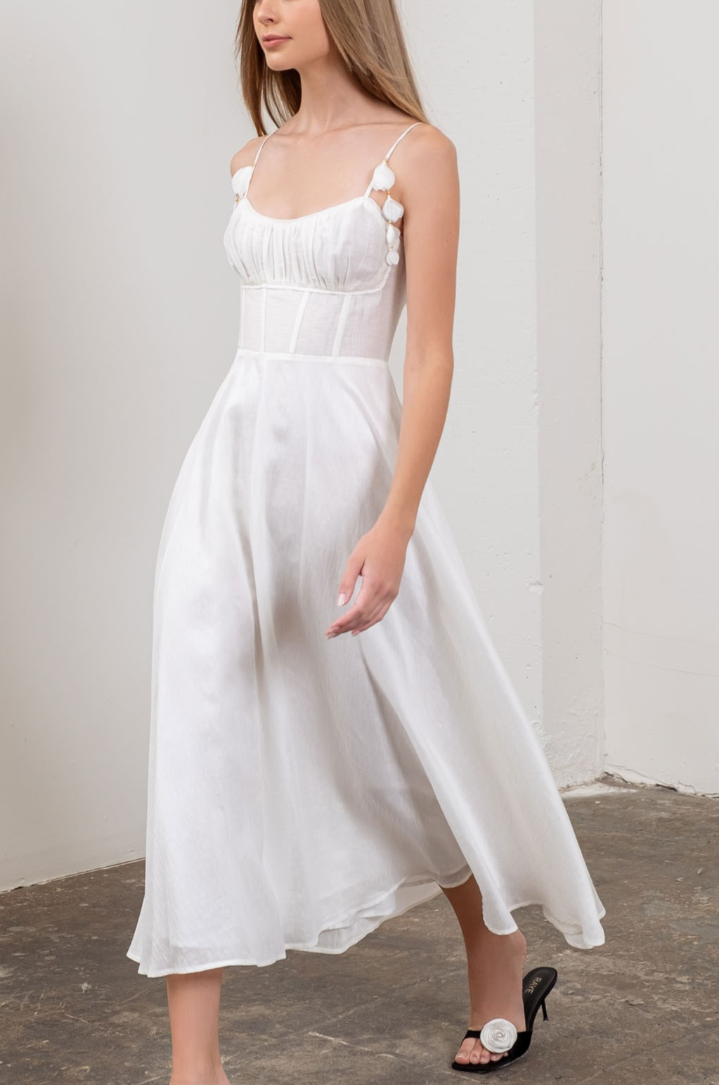 Camden Linen Midi Dress