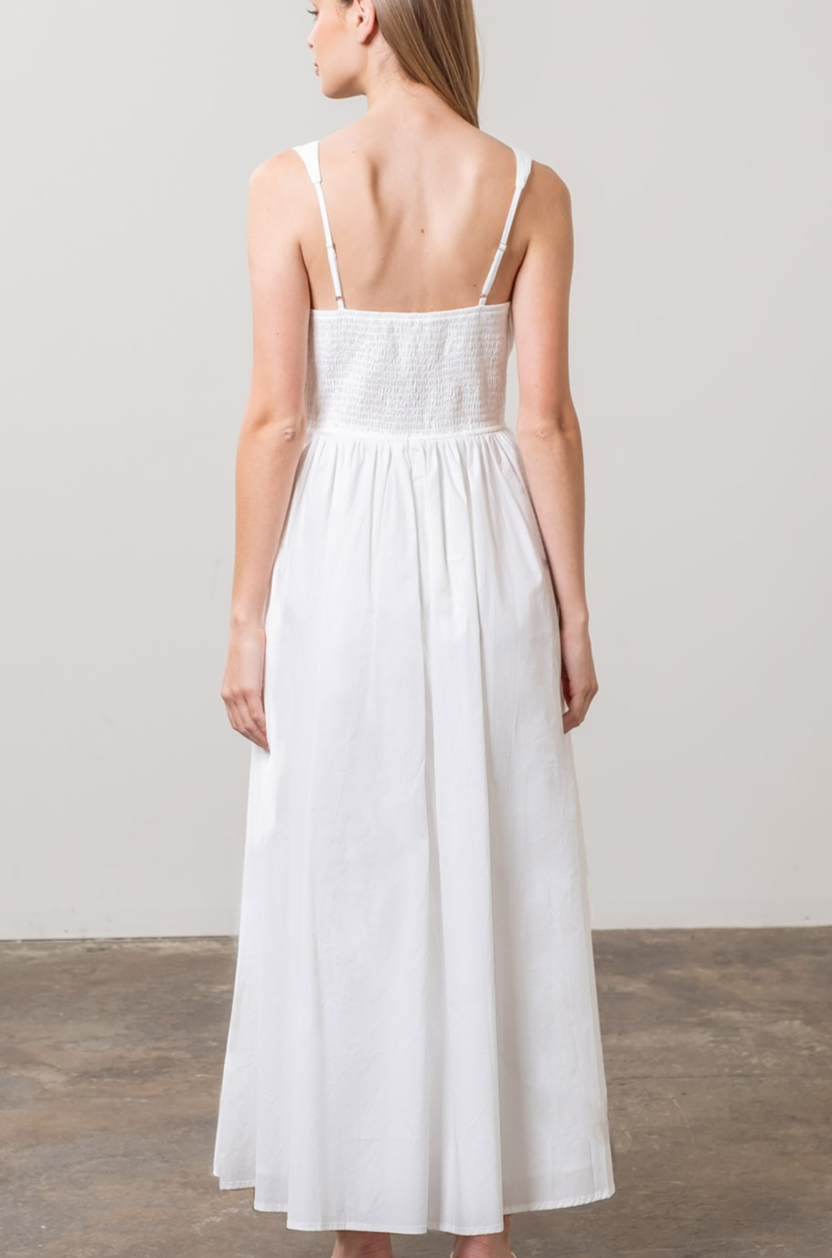 Victoria Cotton Midi Dress