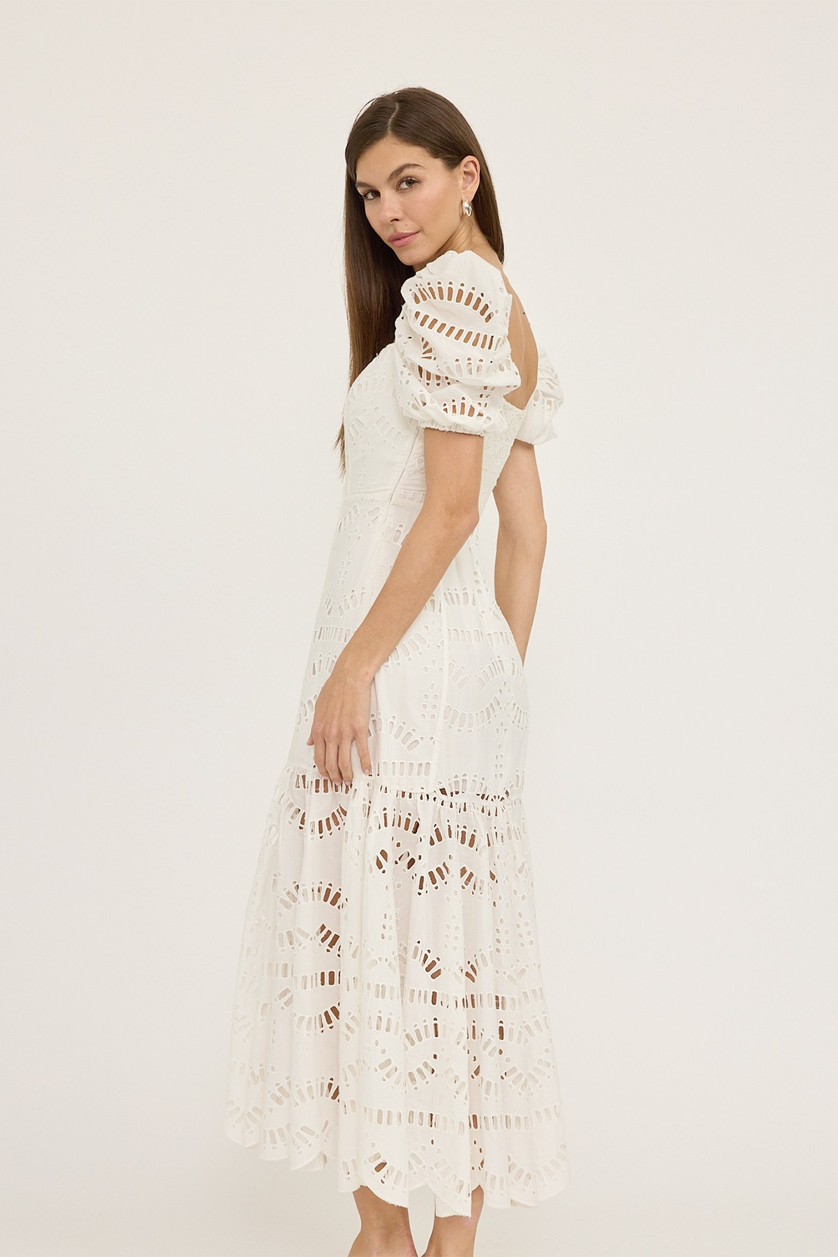 Irene Cotton Eyelet Dress