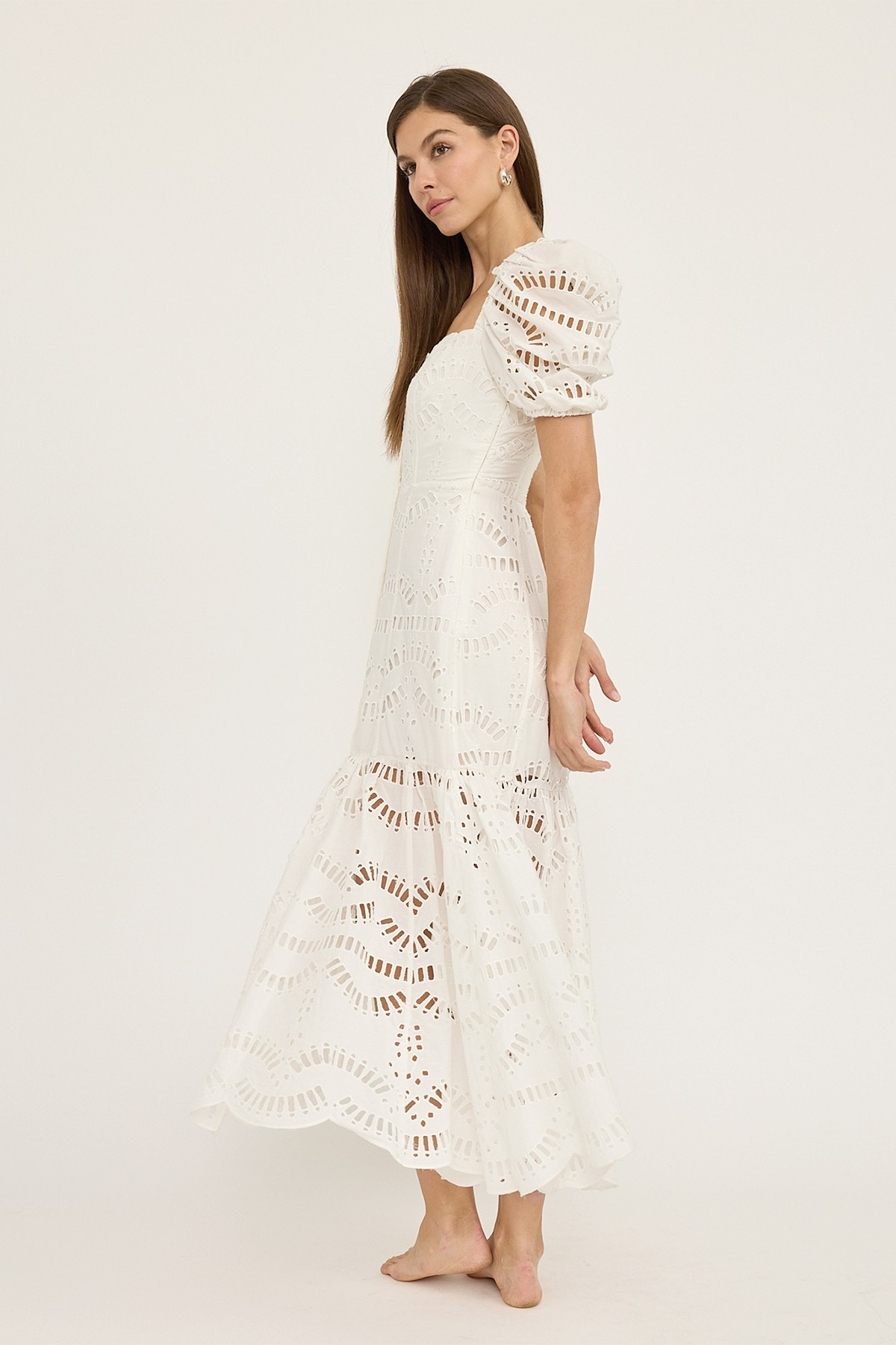 Irene Cotton Eyelet Dress