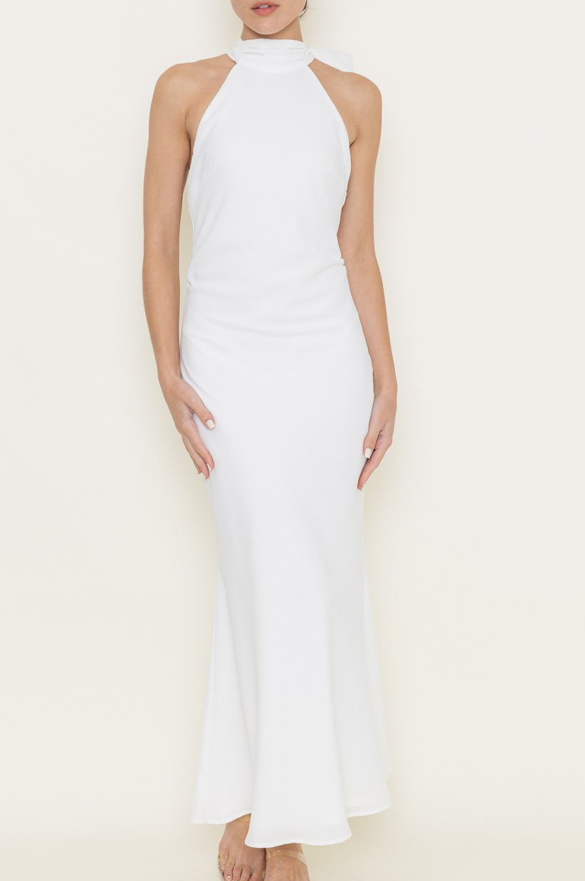 Marla Halter Maxi Dress L Marla Halter Maxi Dress L