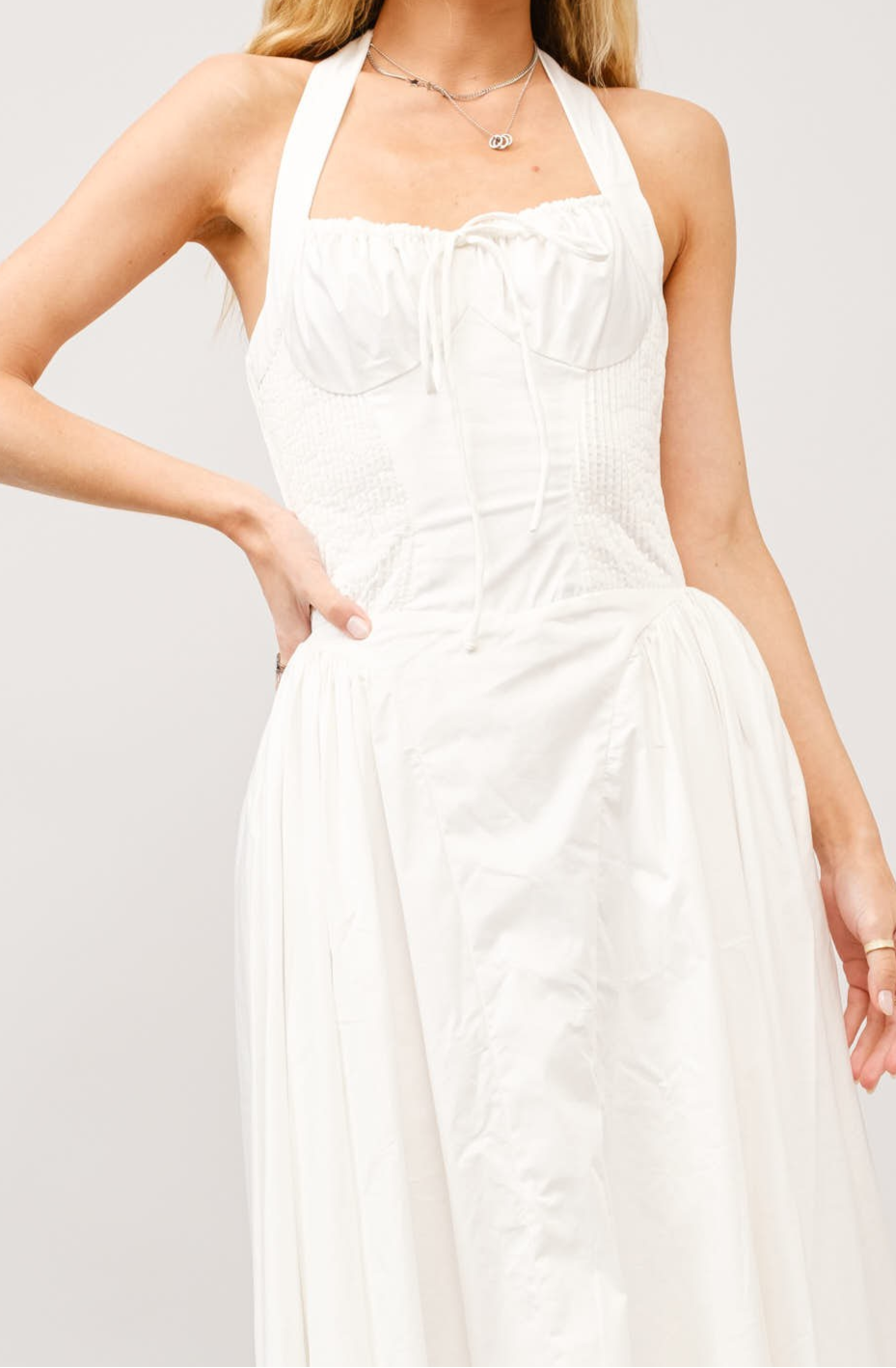 Corset Midi Dress L Corset Midi Dress L