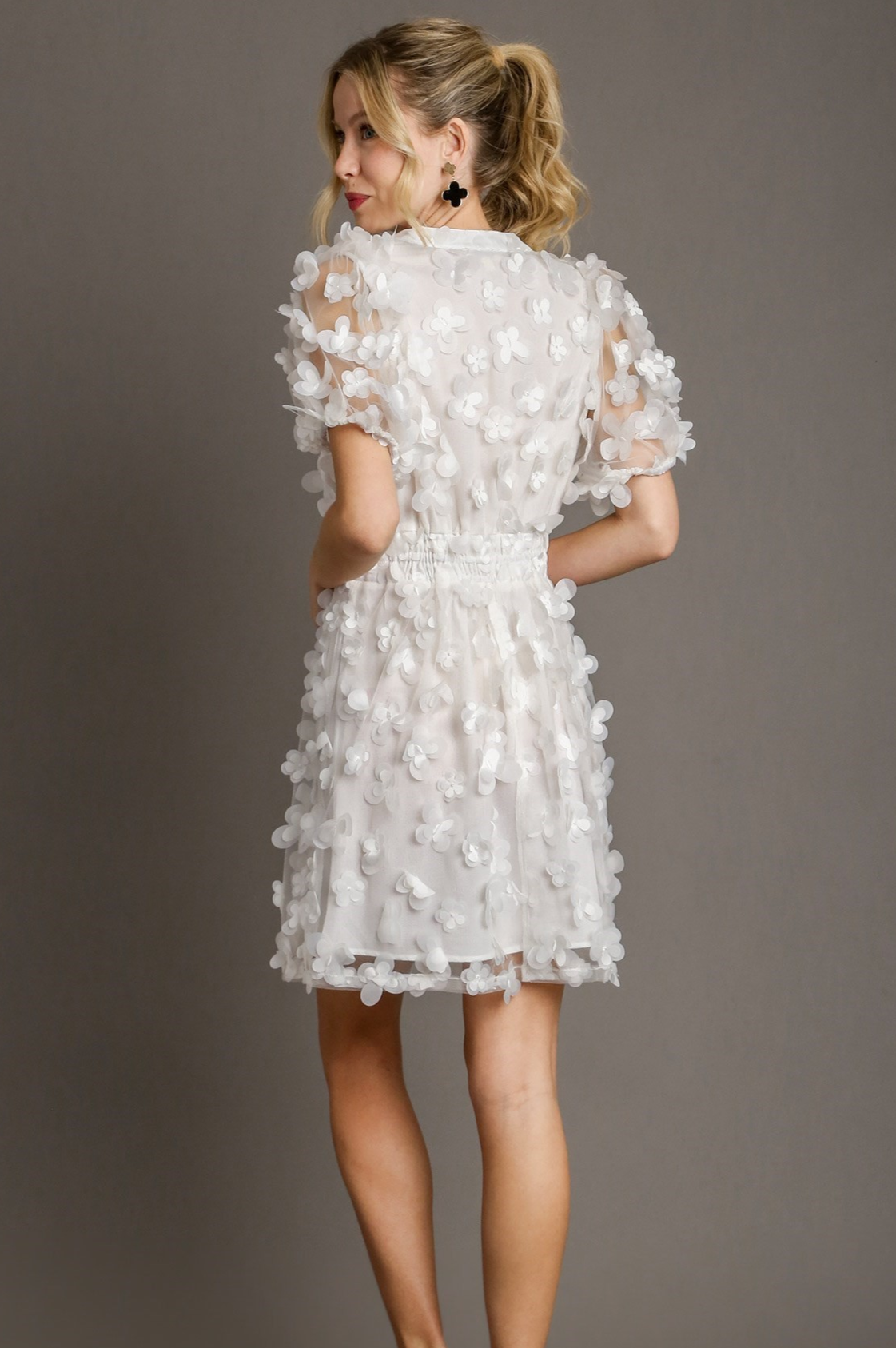 3D Butterfly Organza Dress
