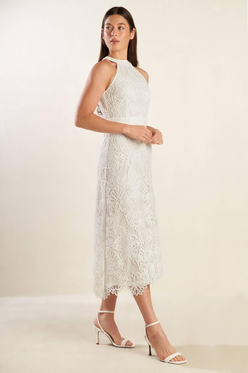 Bexley Cotton Lace Midi Dress